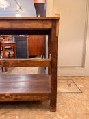 ロングワークテーブル <br>India <br>cerote antiques