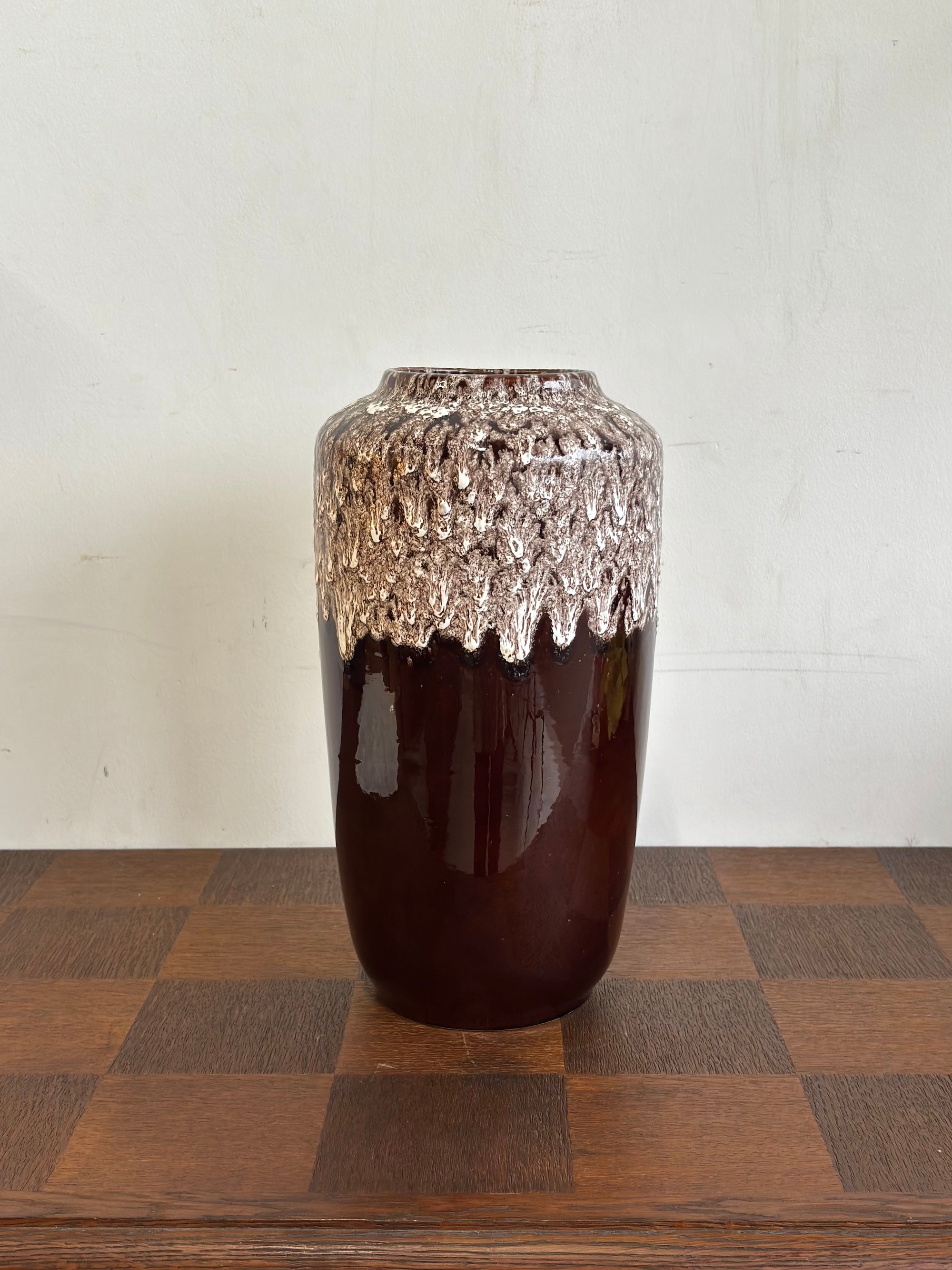 Scheurich 517/38 - Fat Lava - セラミック フラワーベース - 1960's-1970's , West Germany - cerote antiques