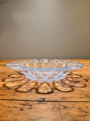 Holmegaard <br>フラワーガラスプレート <br>Denmark <br>cerote antiques