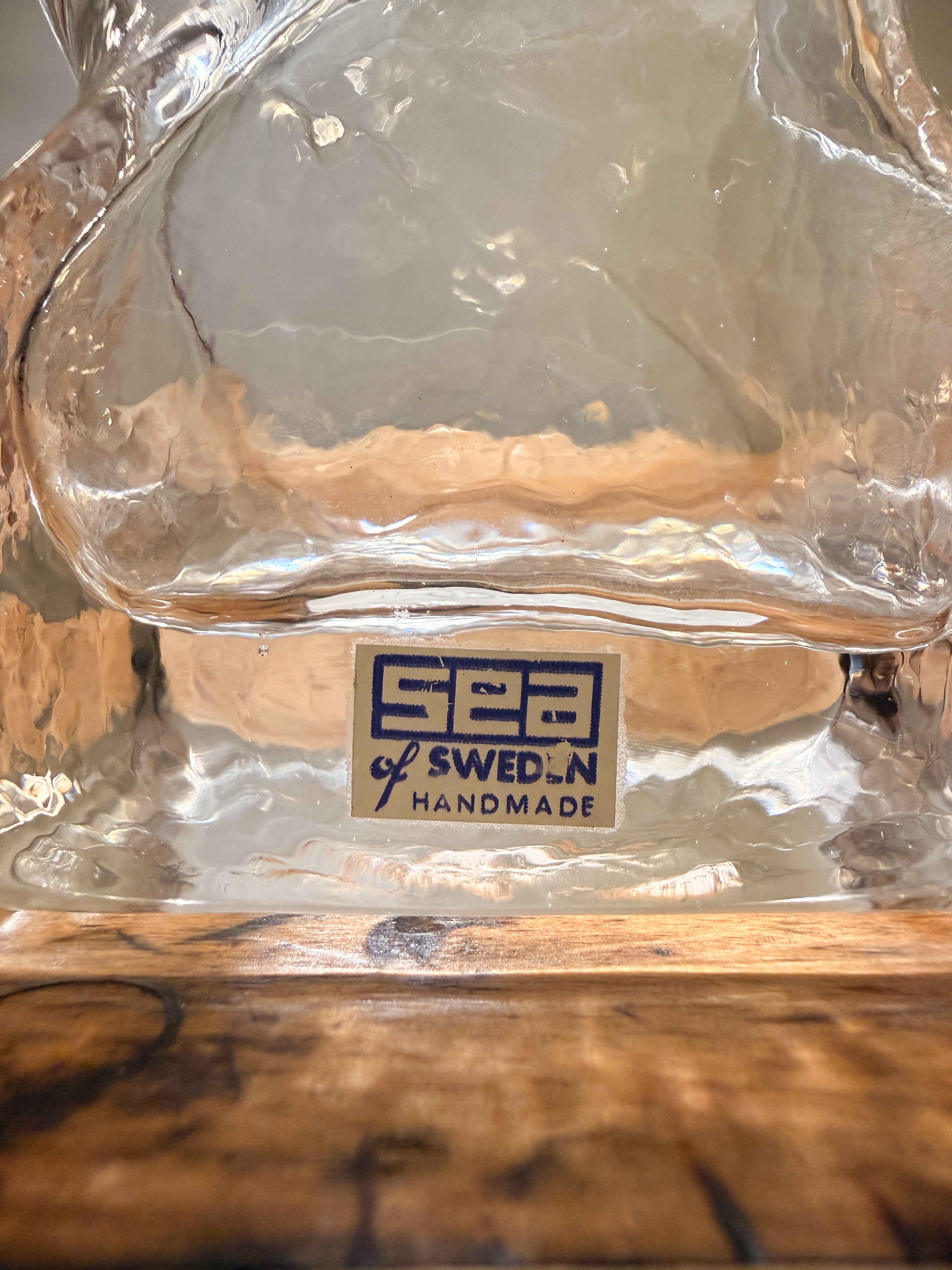 Sea of Glasbruk - ガラス フラワーベース - Sweden - cerote antiques