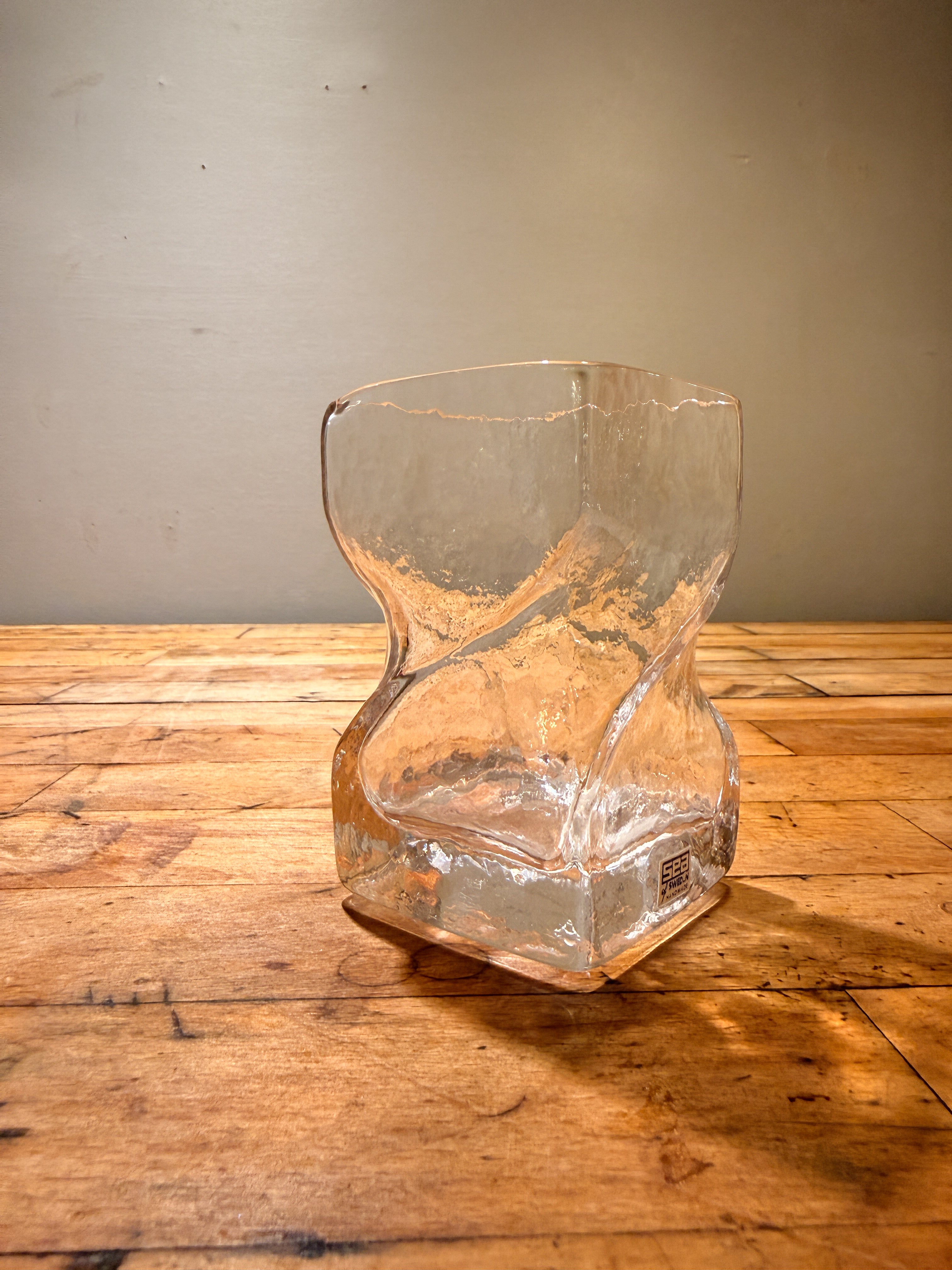 Sea of Glasbruk - ガラス フラワーベース - Sweden - cerote antiques
