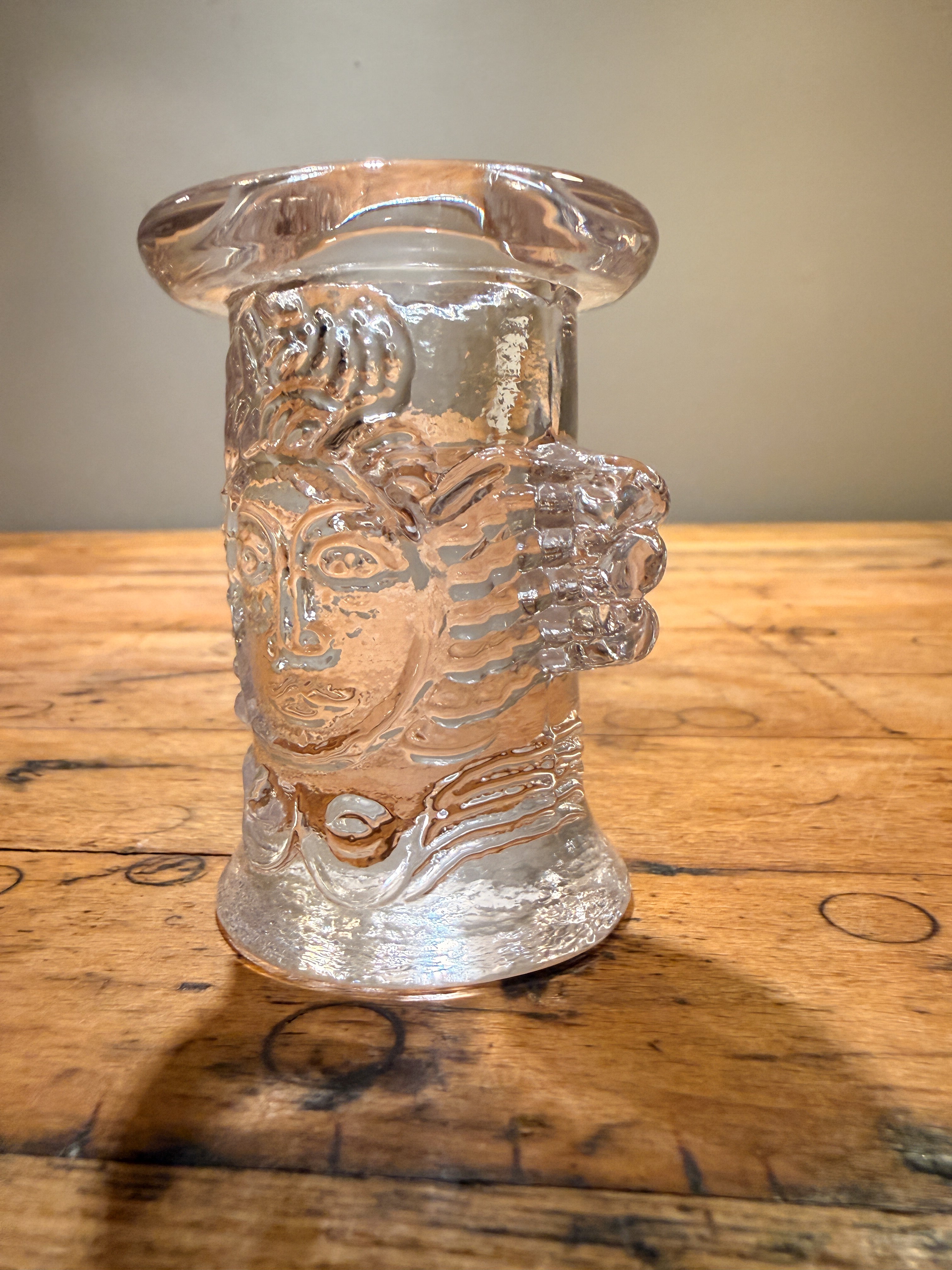 Kosta - ガラスキャンドルホルダー - Sweden - cerote antiques
