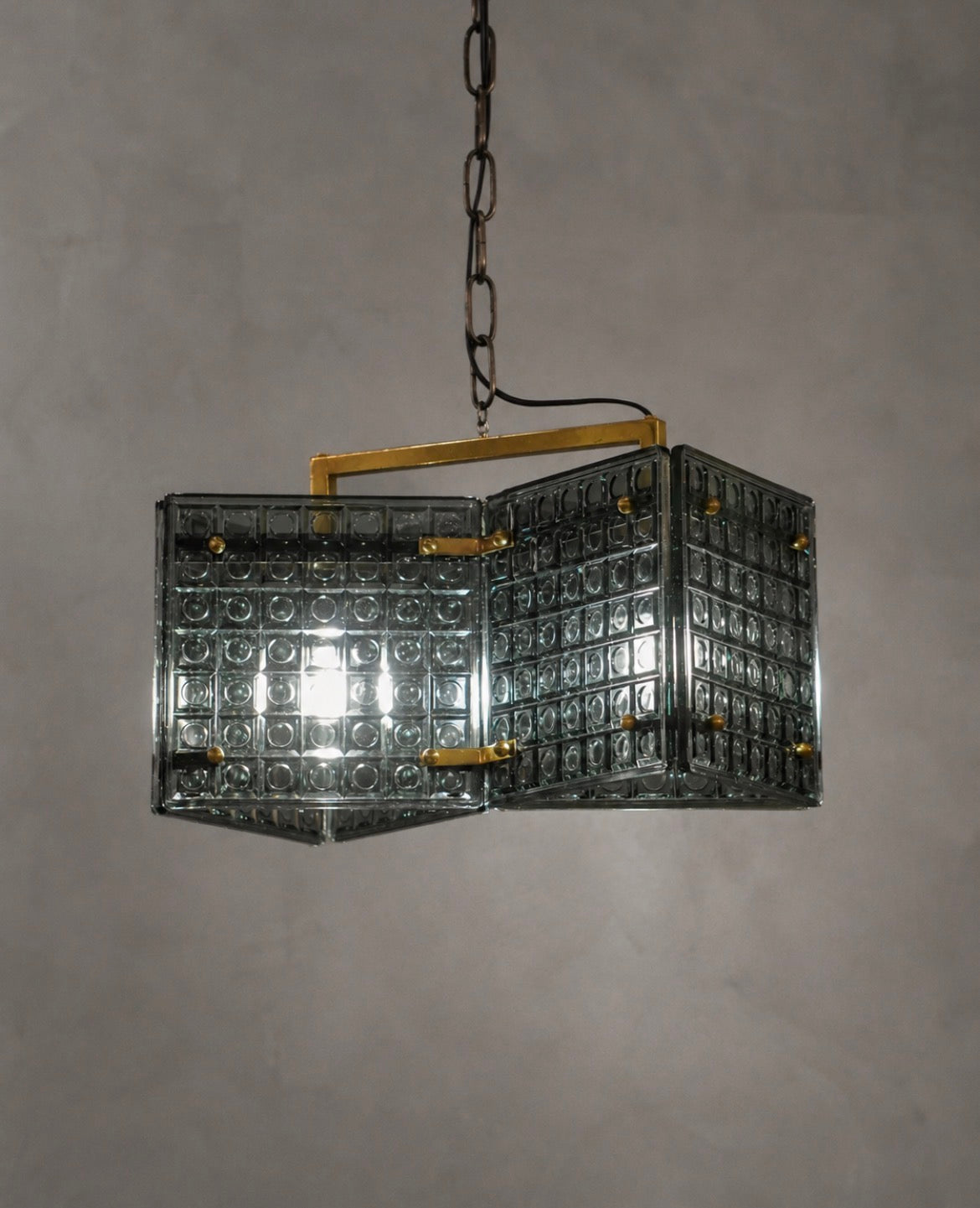 Kronobergs Belysning , Mac Hegerup - Sweden , 1960s - ペンダントランプ