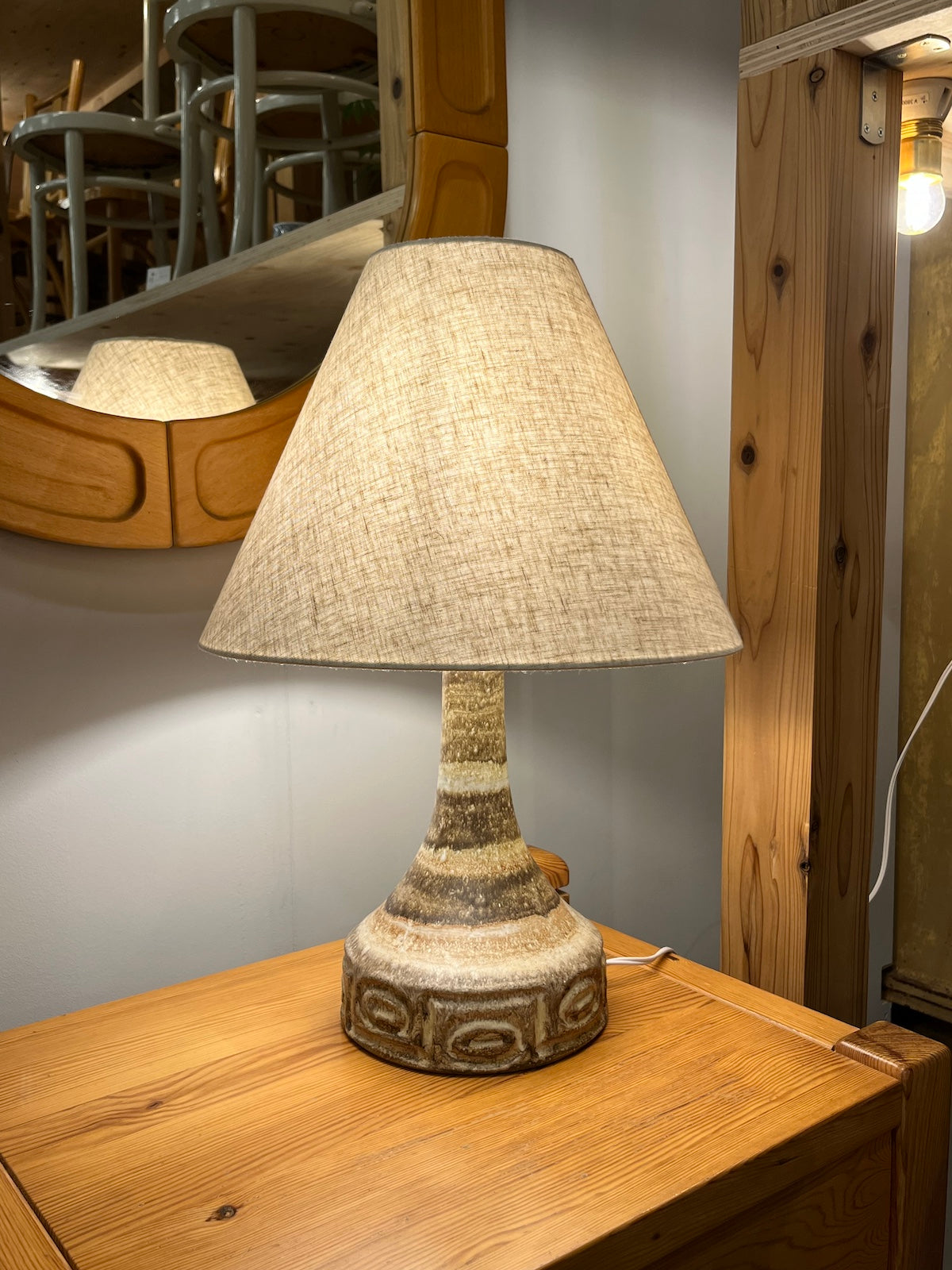 Howard DK , Birte Vedel Howard - セラミック テーブルランプ - 1960's-1970's , Denmark - 大和店