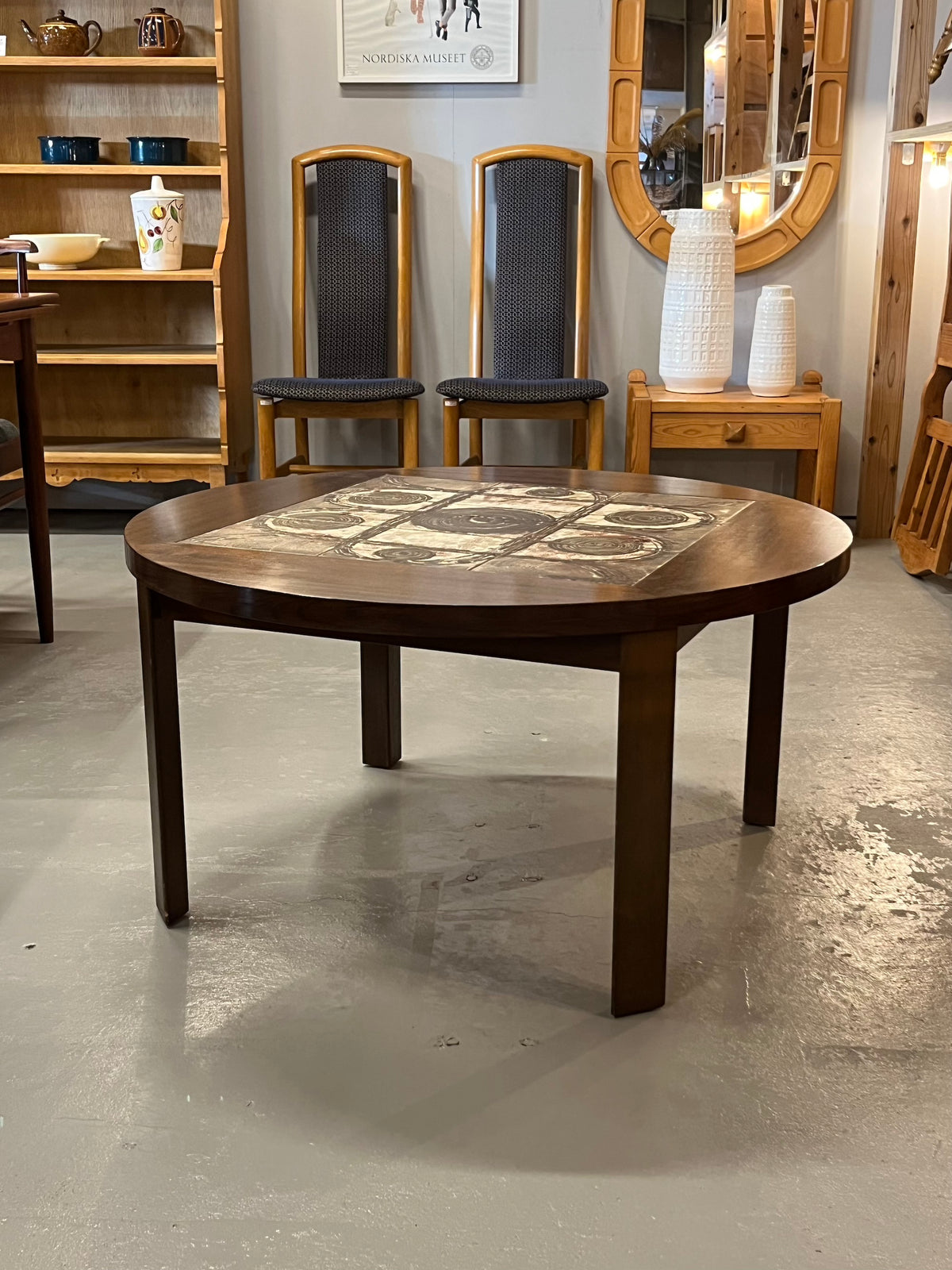 TRIOH , OX-ART - Denmark , 1970s - タイルトップローテーブル