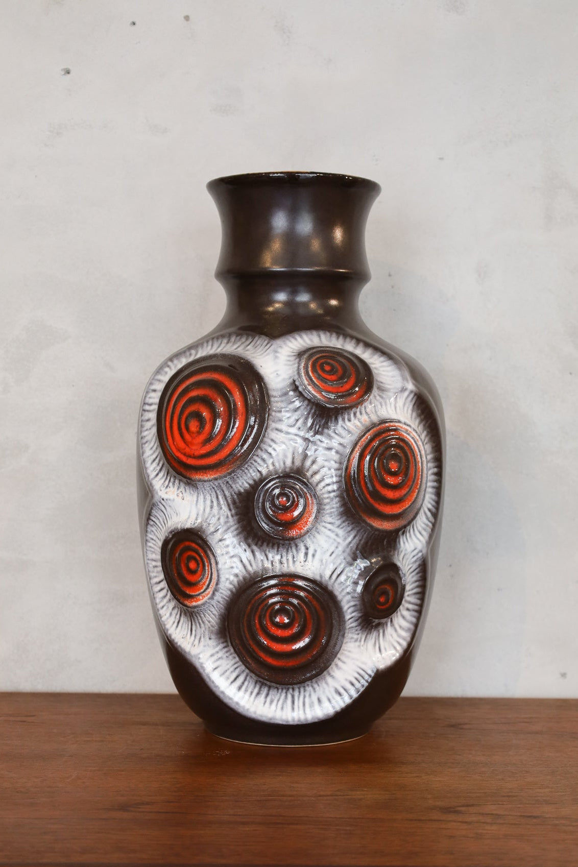Bay Keramik 84/40 - Fat Lava セラミックフラワーベース - 1960's-1970's , West Germany - cerote antiques