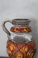 Jopeko 1748/18 <br>Fat Lava セラミックフラワーベース <br>1960's-1970's , West Germany <br>
