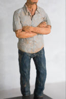 nakamurakenoshigoto <br>おじさんオブジェ 全身 A <br>cerote antiques