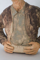 nakamurakenoshigoto <br>おじさんオブジェ 半身 <br>cerote antiques