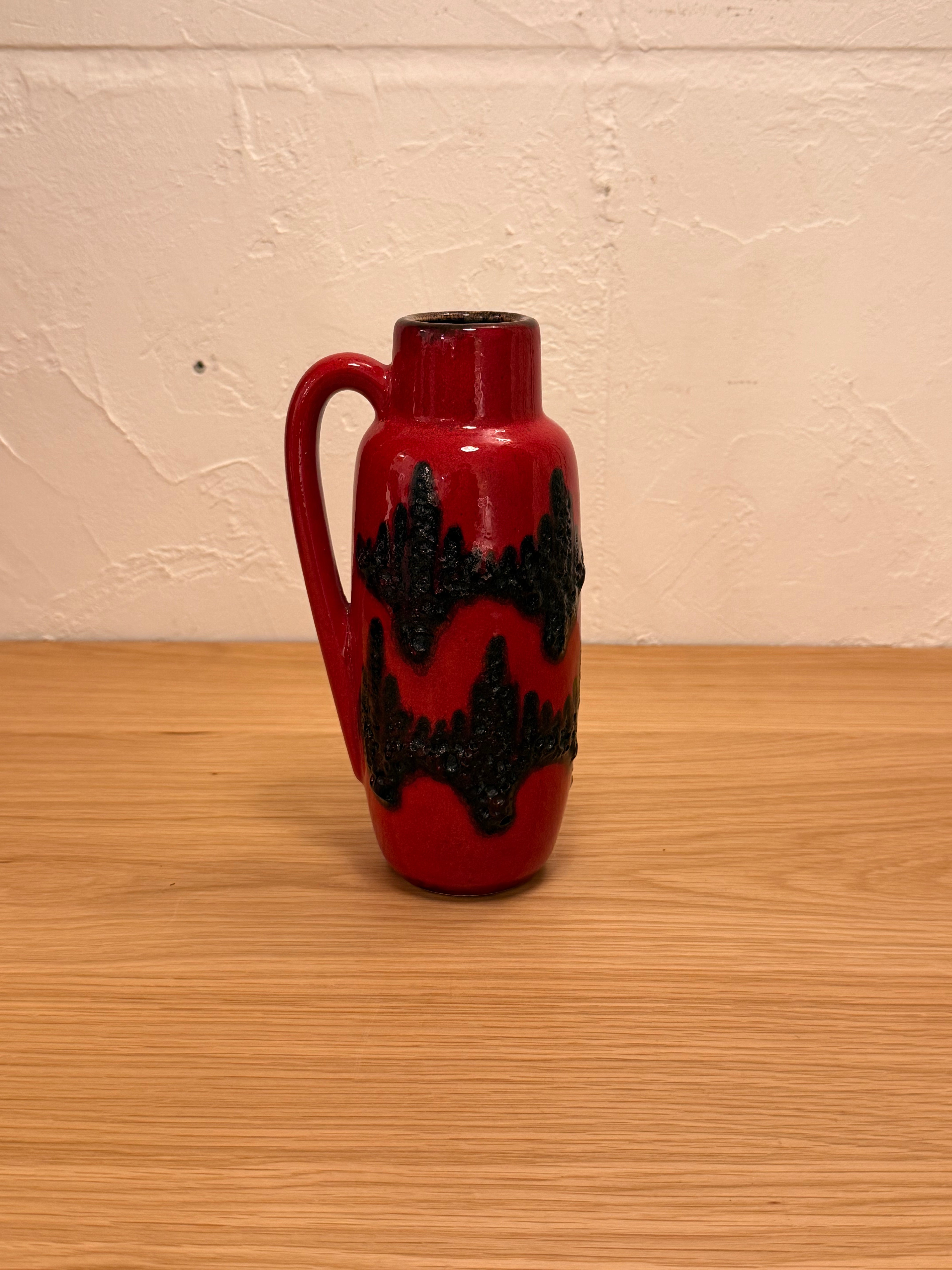Scheurich 275/20 - Fat Lava - セラミック フラワーベース - 1960's , West Germany - cerote antiques