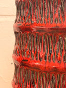 Jasba 1529/45 <br>Fat Lava <br>セラミック フラワーベース <br>1960's-1970's , West Germany <br>cerote antiques