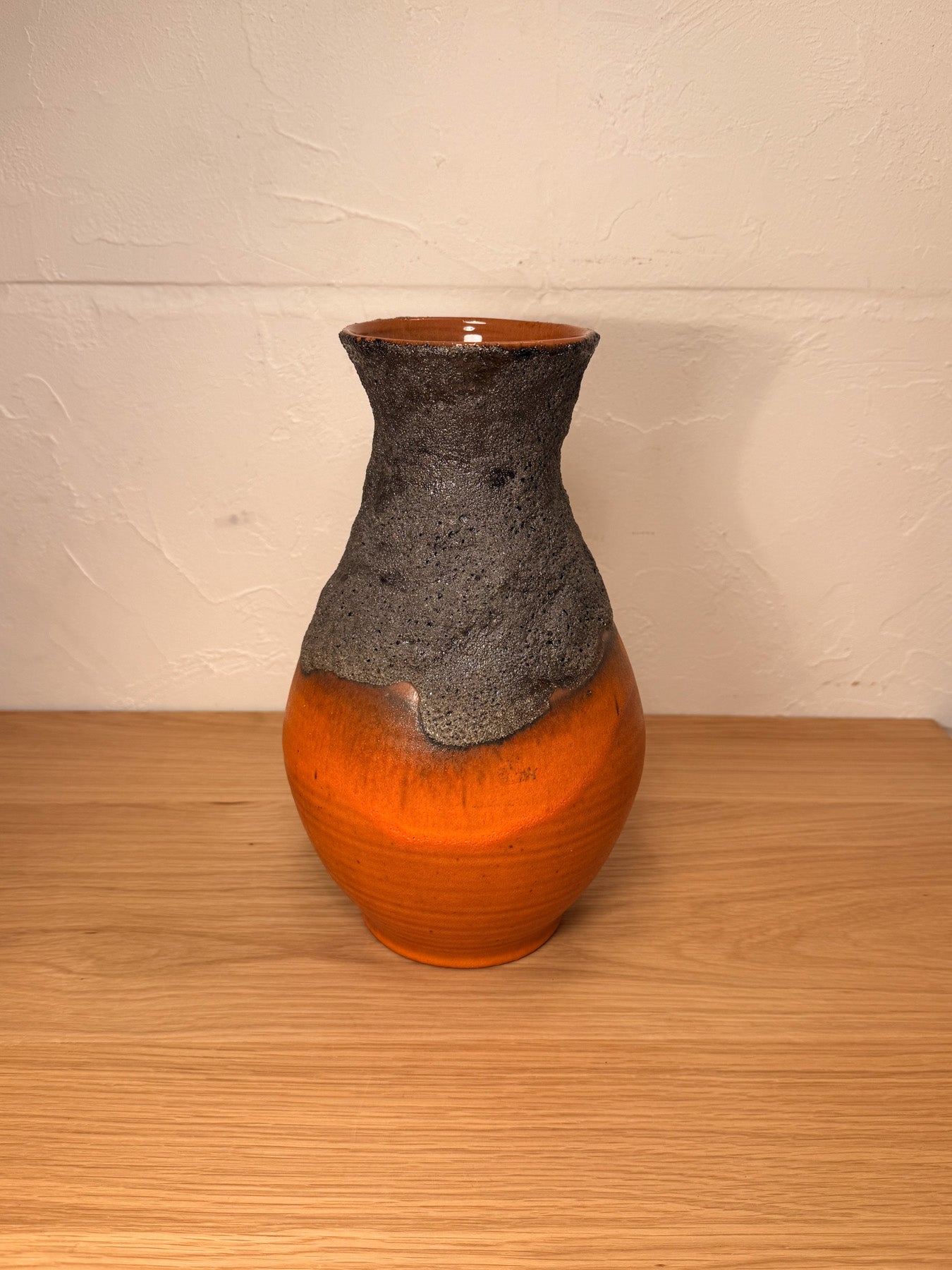 Fat Lava - セラミック フラワーベース - West Germany - cerote antiques