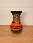 Fat Lava <br>セラミック フラワーベース <br> West Germany <br>cerote antiques
