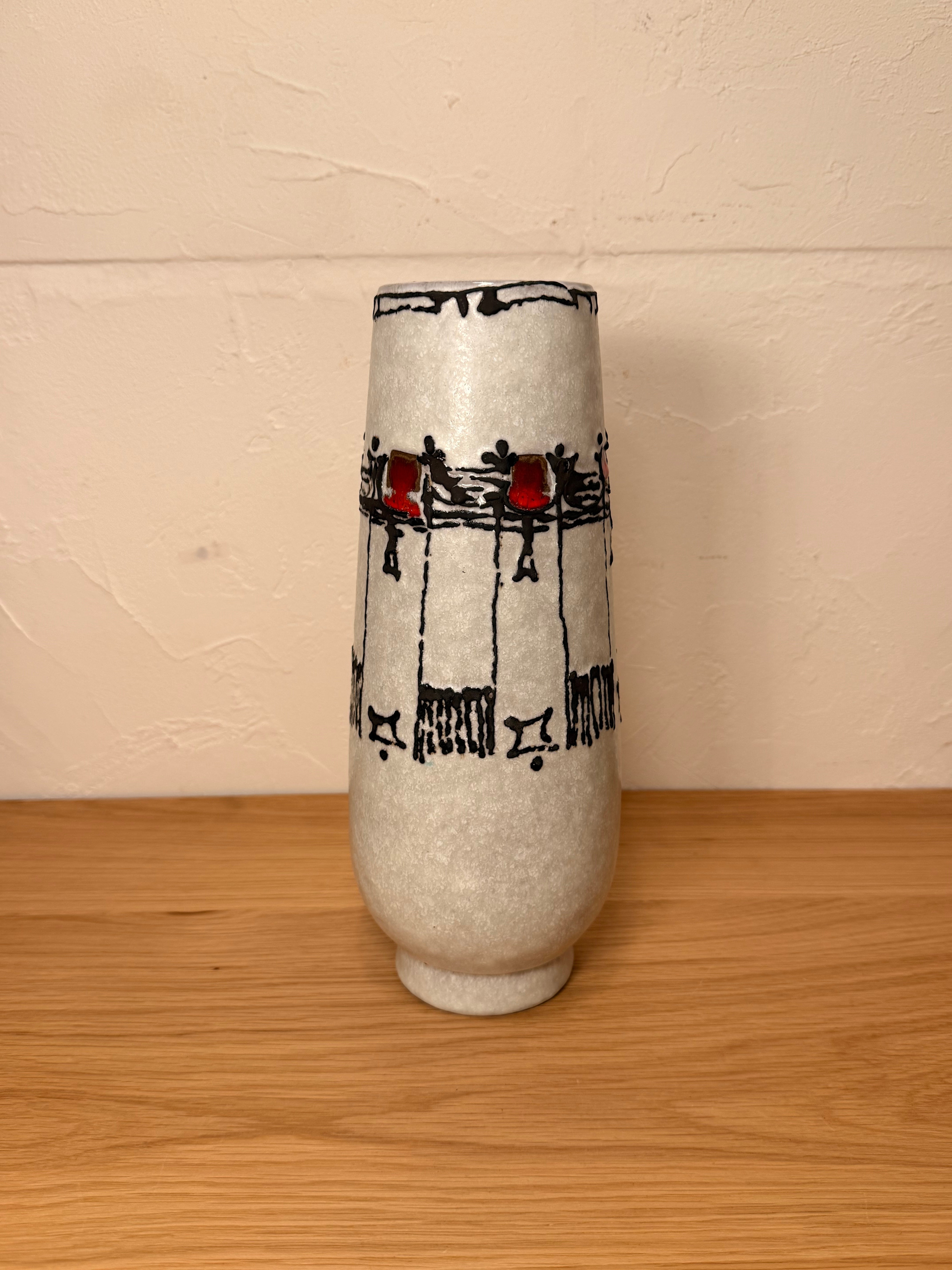 Fat Lava - セラミック フラワーベース - 1960's-1970's , West Germany - cerote antiques