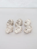 nakamurakenoshigoto <br>おじさんお香立て 銀彩 <br>cerote antiques