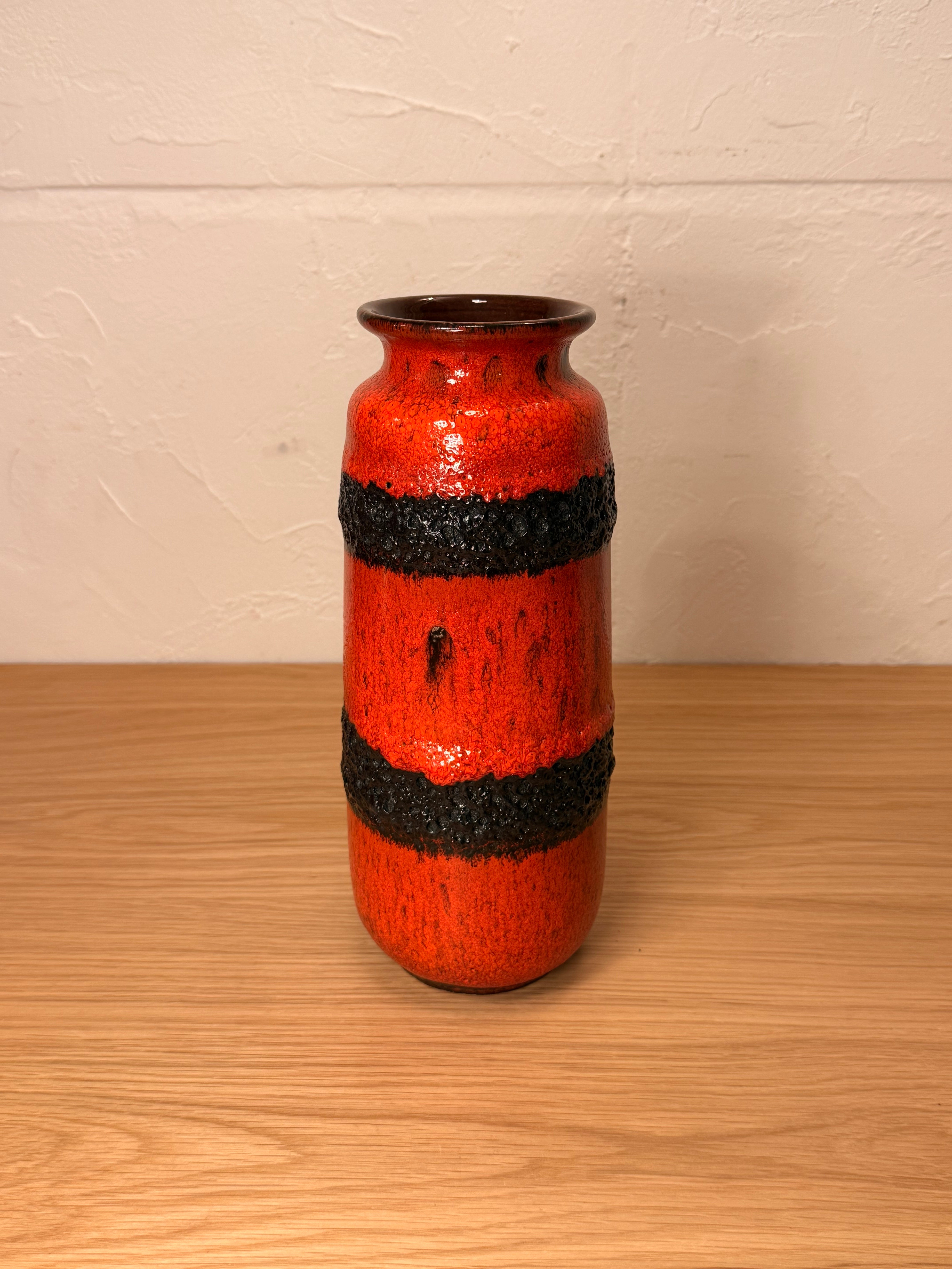 Scheurich 206/27 - Fat Lava - セラミック フラワーベース - 1960's-1970's , West Germany - cerote antiques