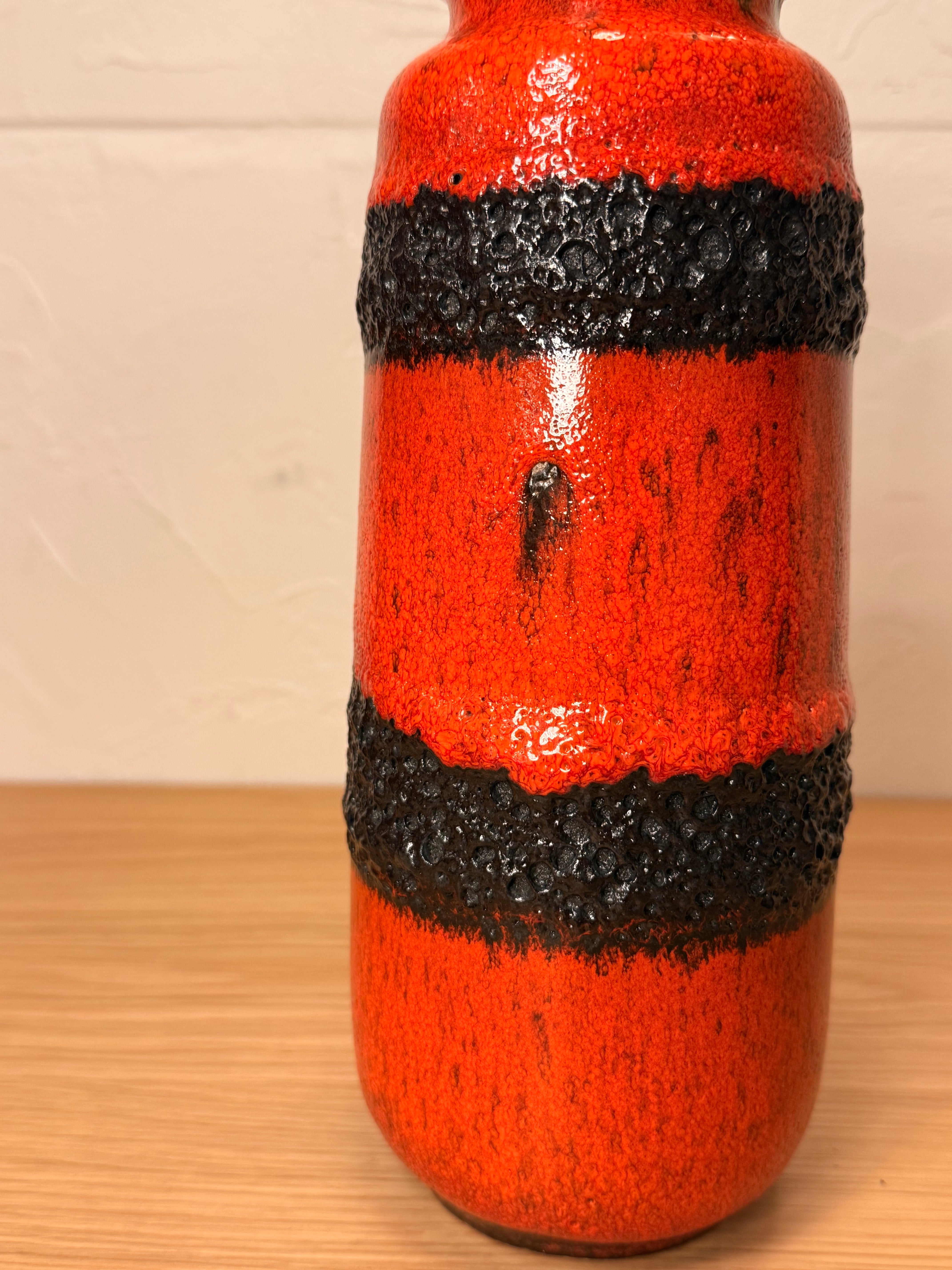 Scheurich 206/27 - Fat Lava - セラミック フラワーベース - 1960's-1970's , West Germany - cerote antiques