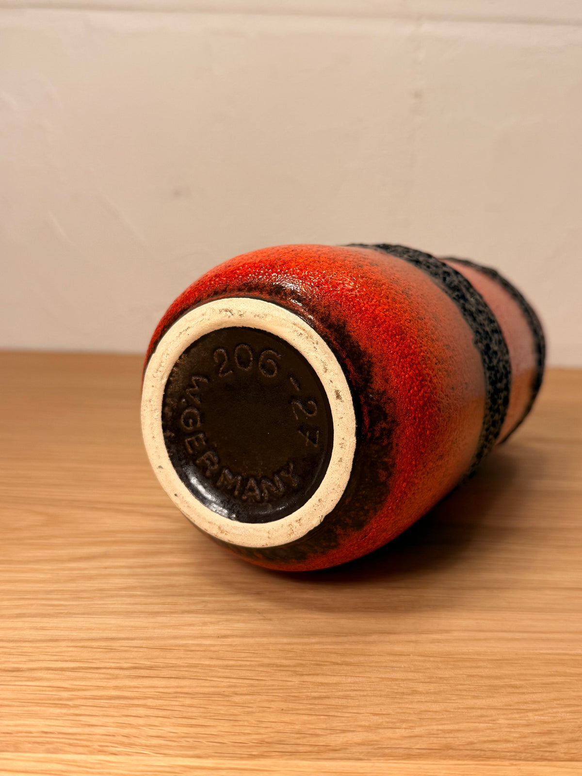 Scheurich 206/27 - Fat Lava - セラミック フラワーベース - 1960's-1970's , West Germany