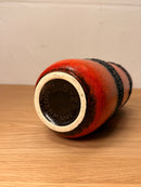 Scheurich 206/27 <br>Fat Lava <br>セラミック フラワーベース <br>1960's-1970's , West Germany <br>cerote antiques