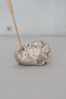 nakamurakenoshigoto <br>おじさんお香立て 銀彩 <br>cerote antiques
