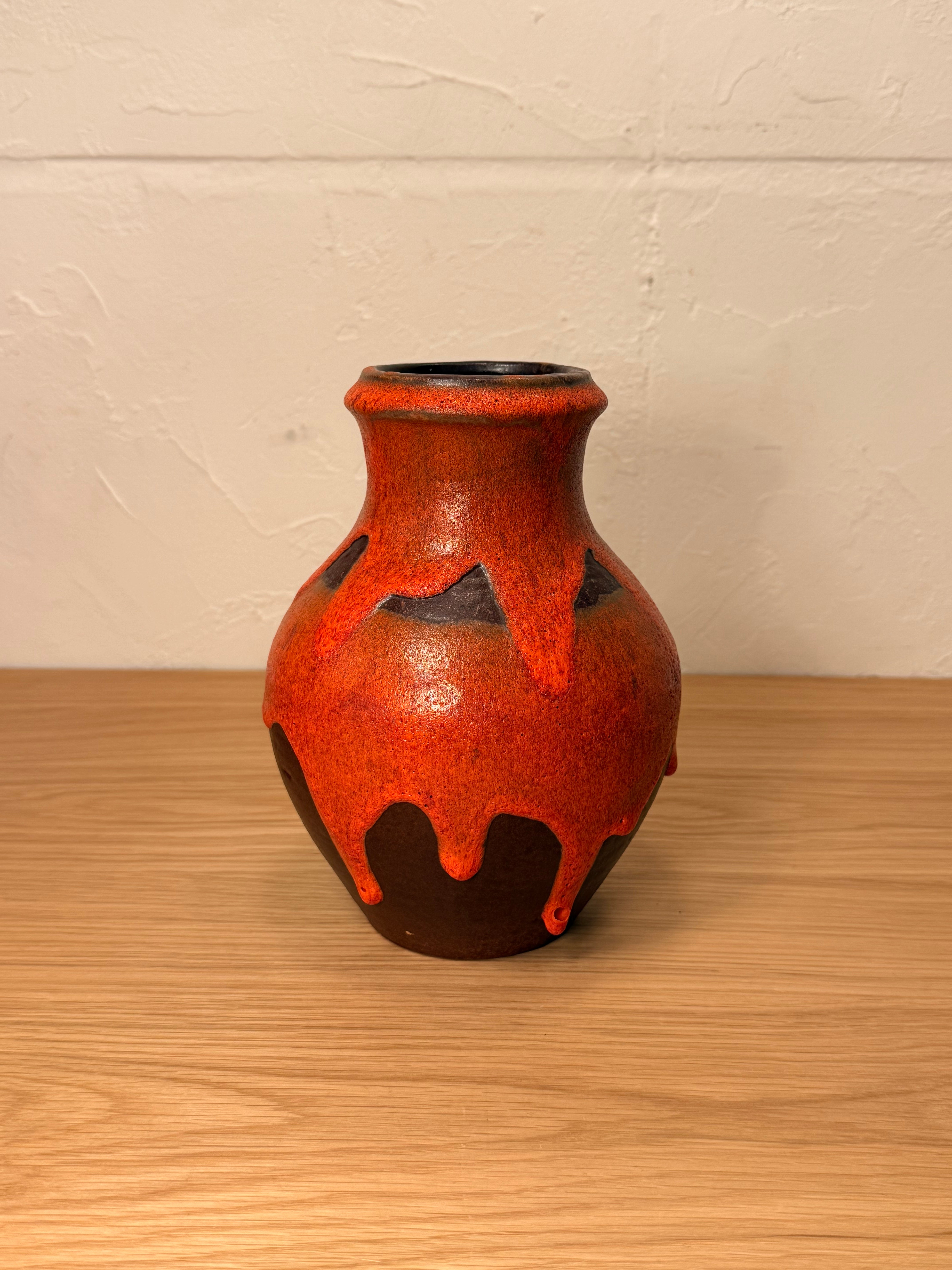 Carstens Tönnieshof 7053/20 - Fat Lava - セラミック フラワーベース - 1960's-1970's , West Germany - cerote antiques