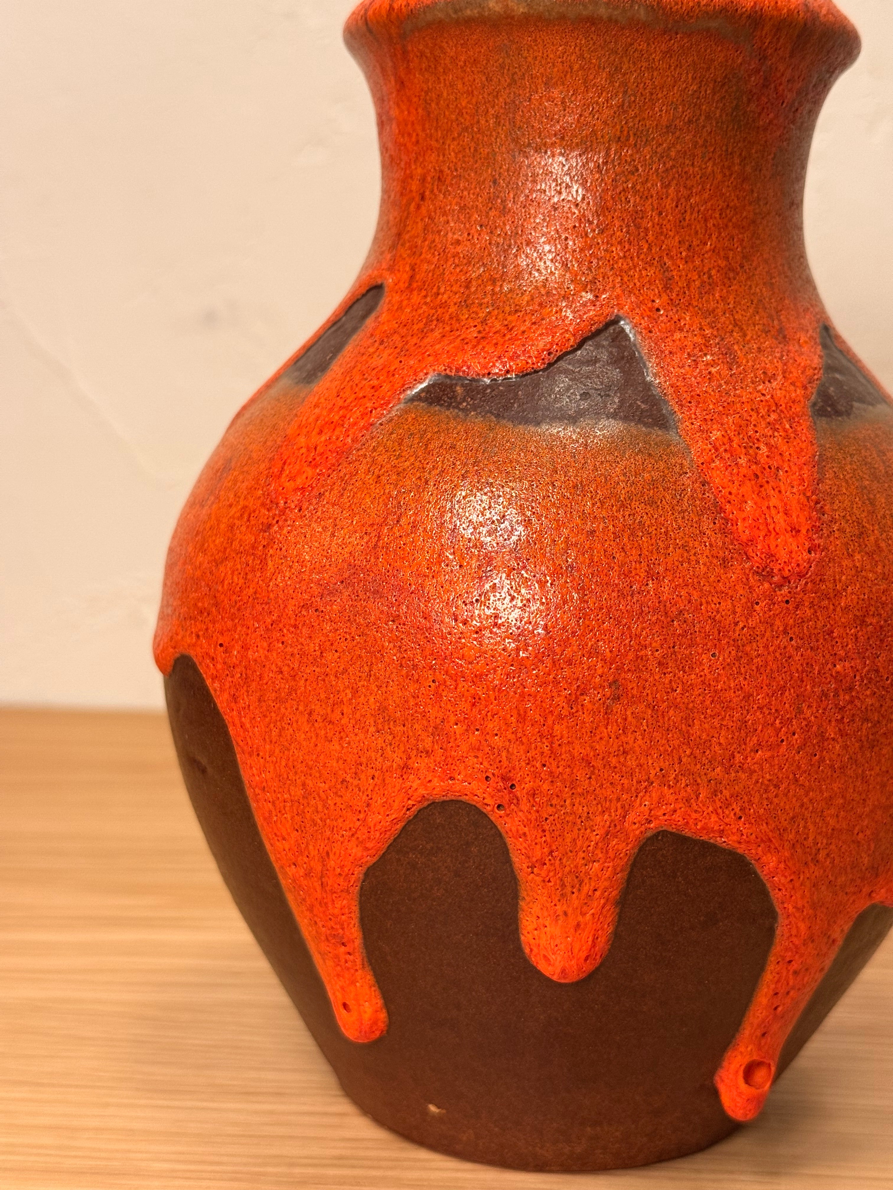 Carstens Tönnieshof 7053/20 - Fat Lava - セラミック フラワーベース - 1960's-1970's , West Germany - cerote antiques