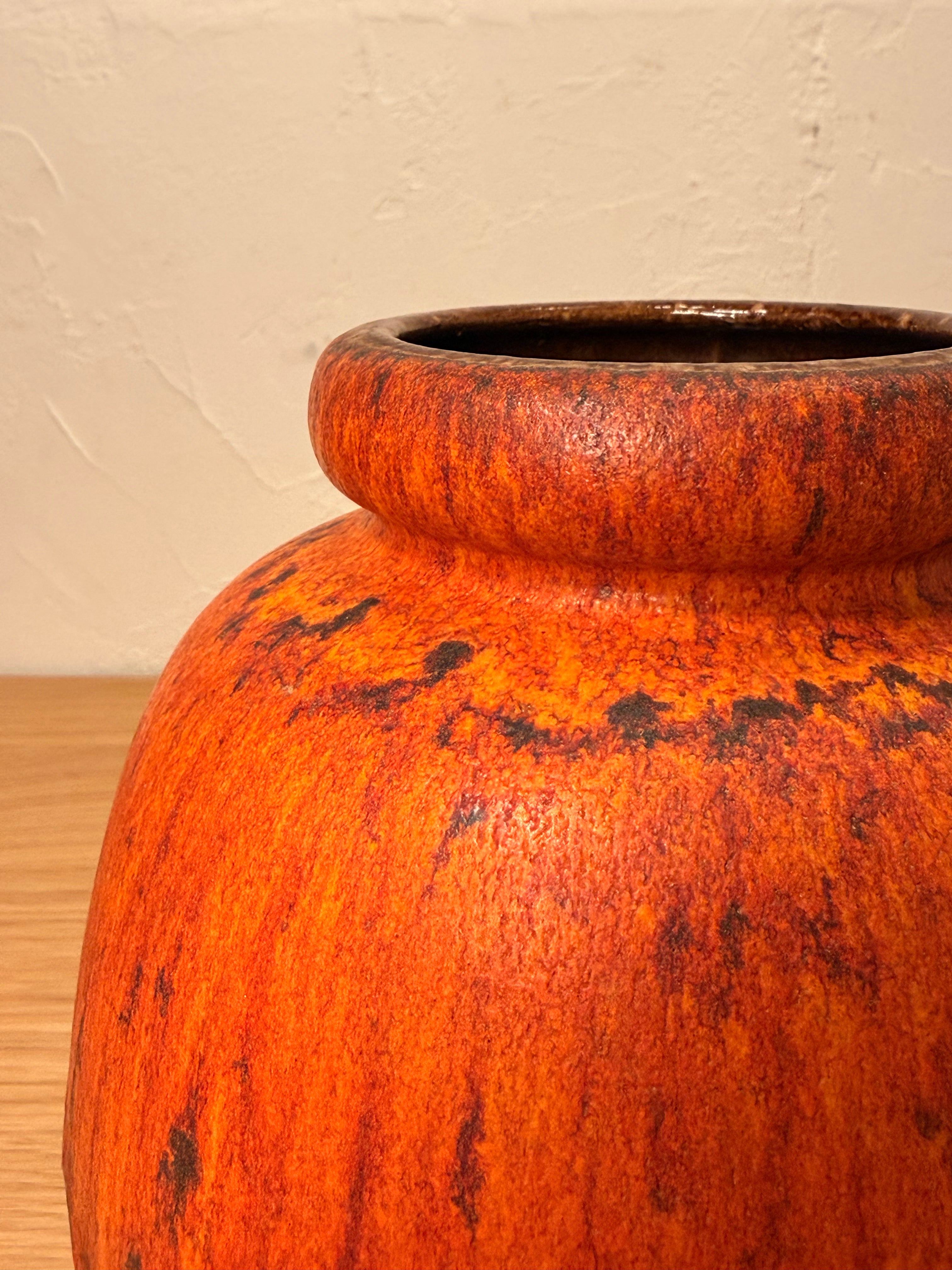 Scheurich 284/19 - Fat Lava - セラミック フラワーベース - 1960's-1970's , West Germany - cerote antiques