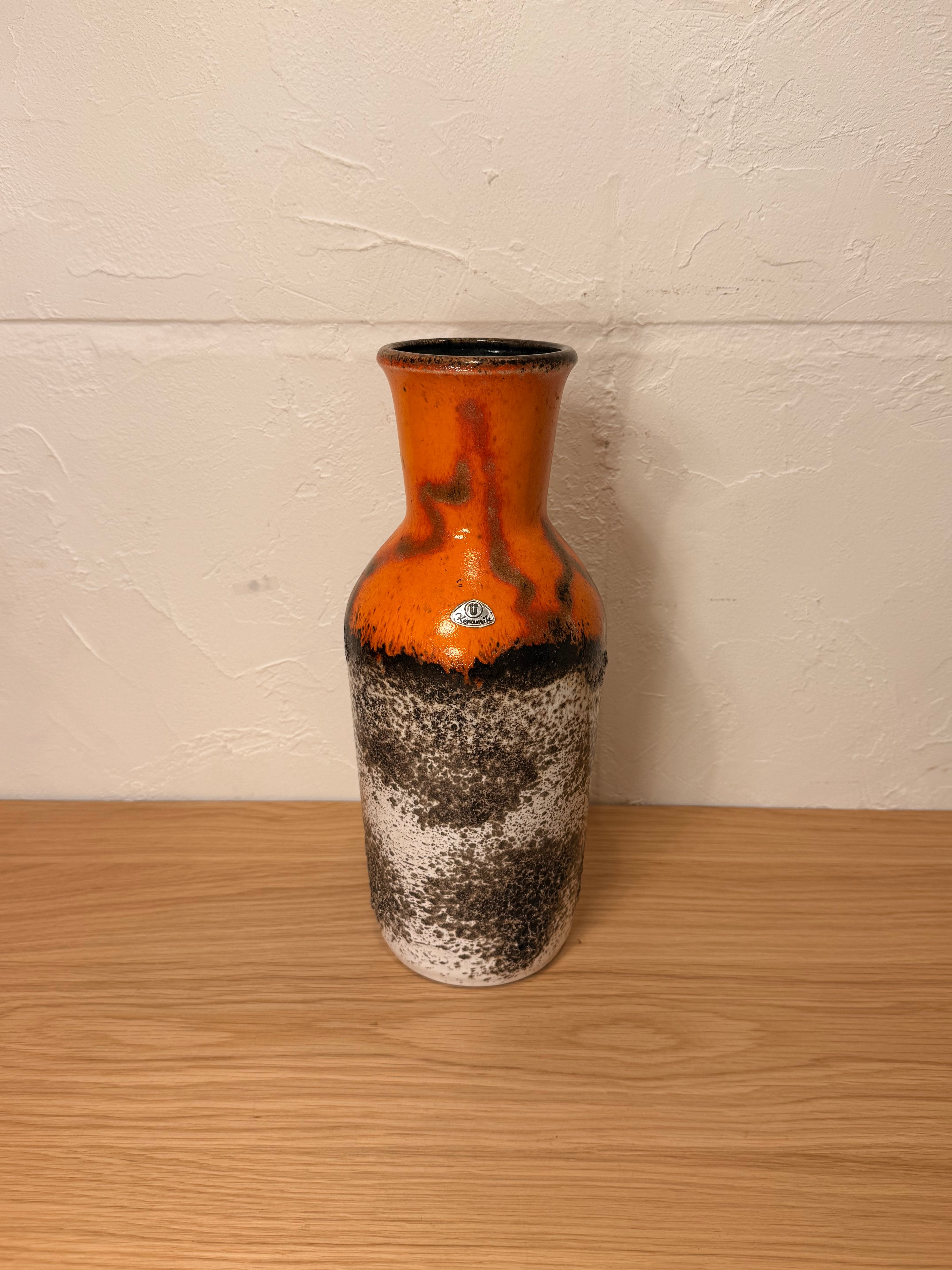 Übelacker Keramik 1364/30 - Fat Lava - セラミック フラワーベース - 1960's-1970's , West Germany - cerote antiques