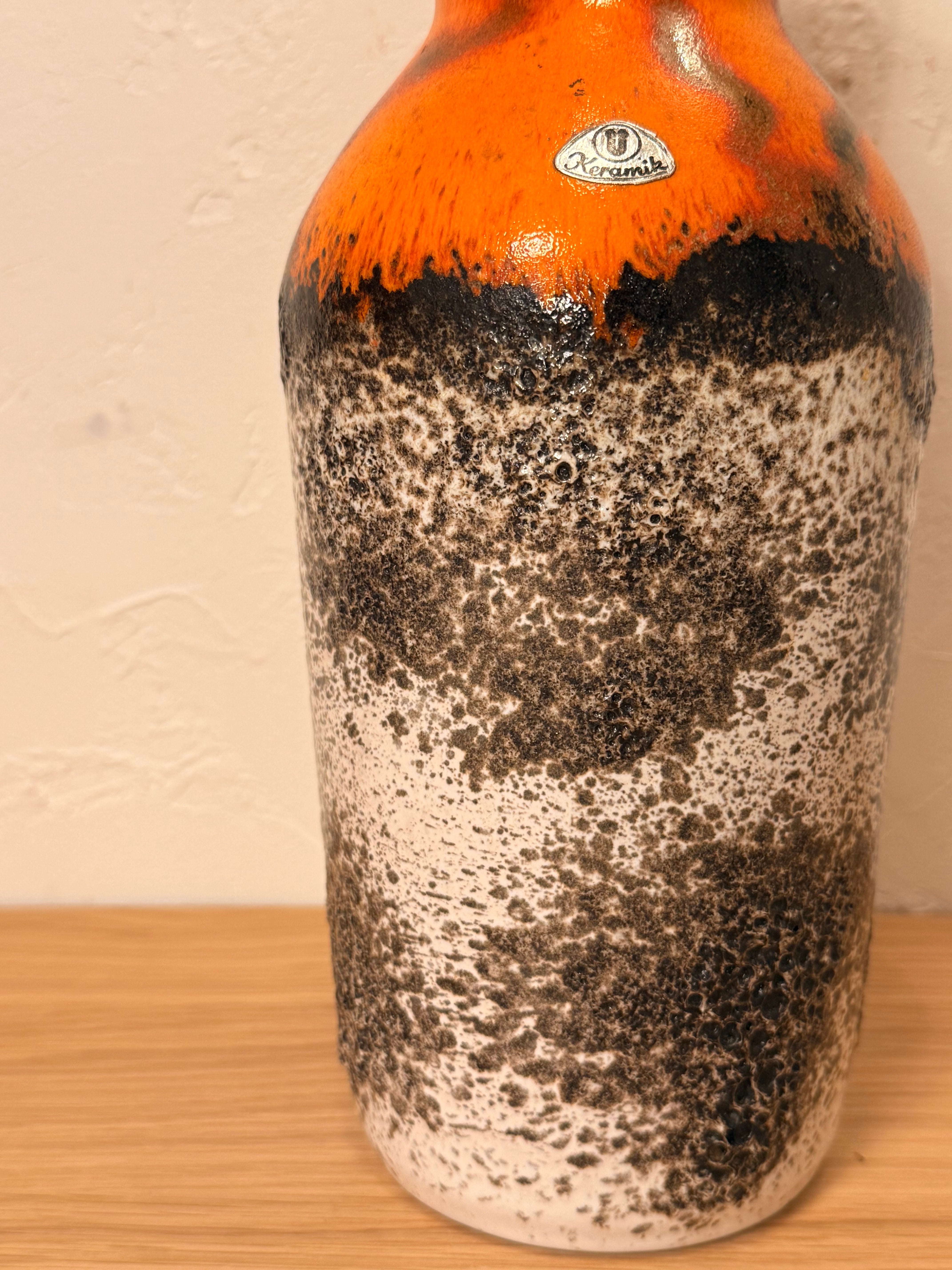 Übelacker Keramik 1364/30 - Fat Lava - セラミック フラワーベース - 1960's-1970's , West Germany - cerote antiques
