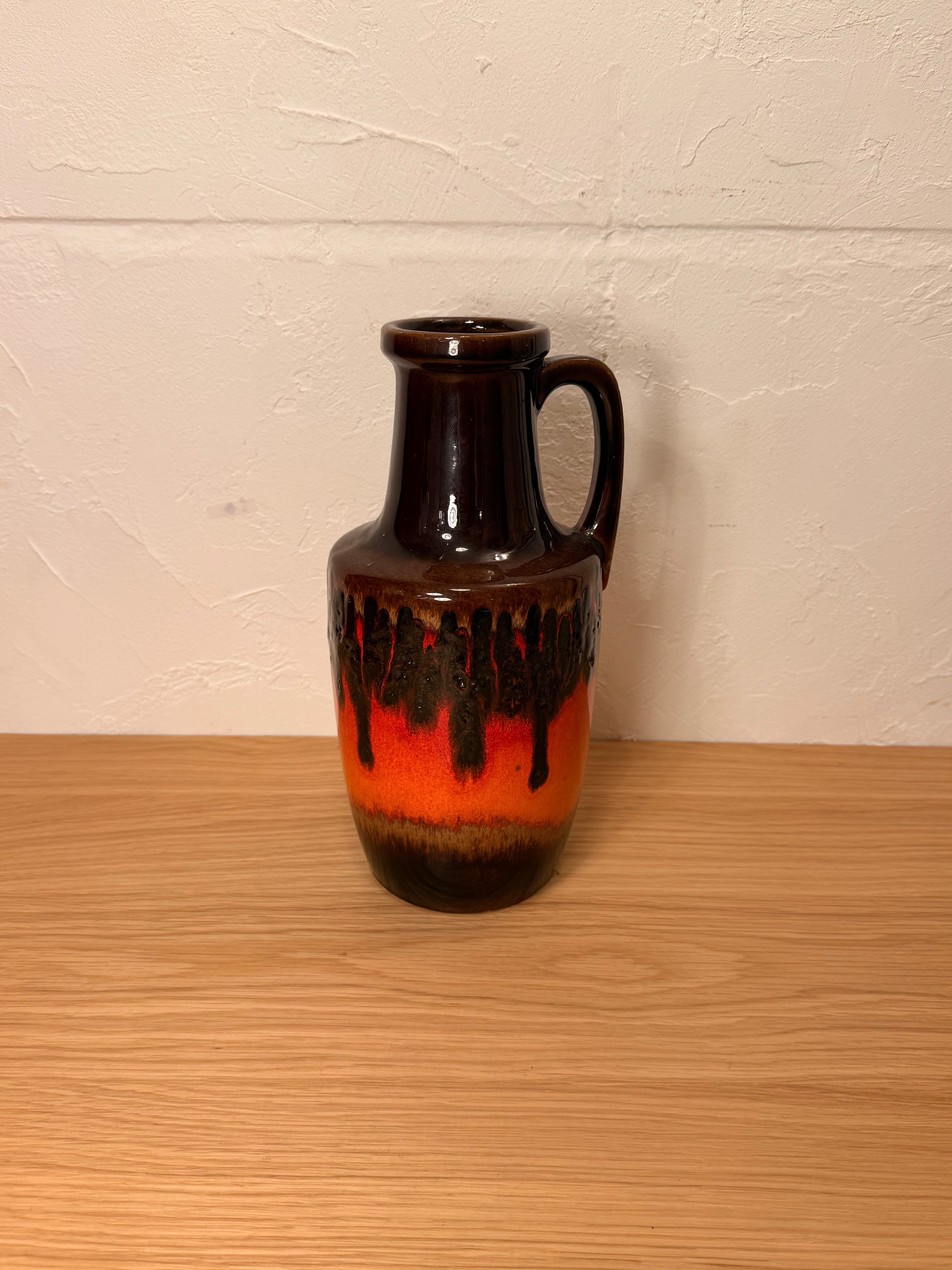 Scheurich 404/26 - Fat Lava - セラミック フラワーベース - 1960's-1970's , West Germany - cerote antiques