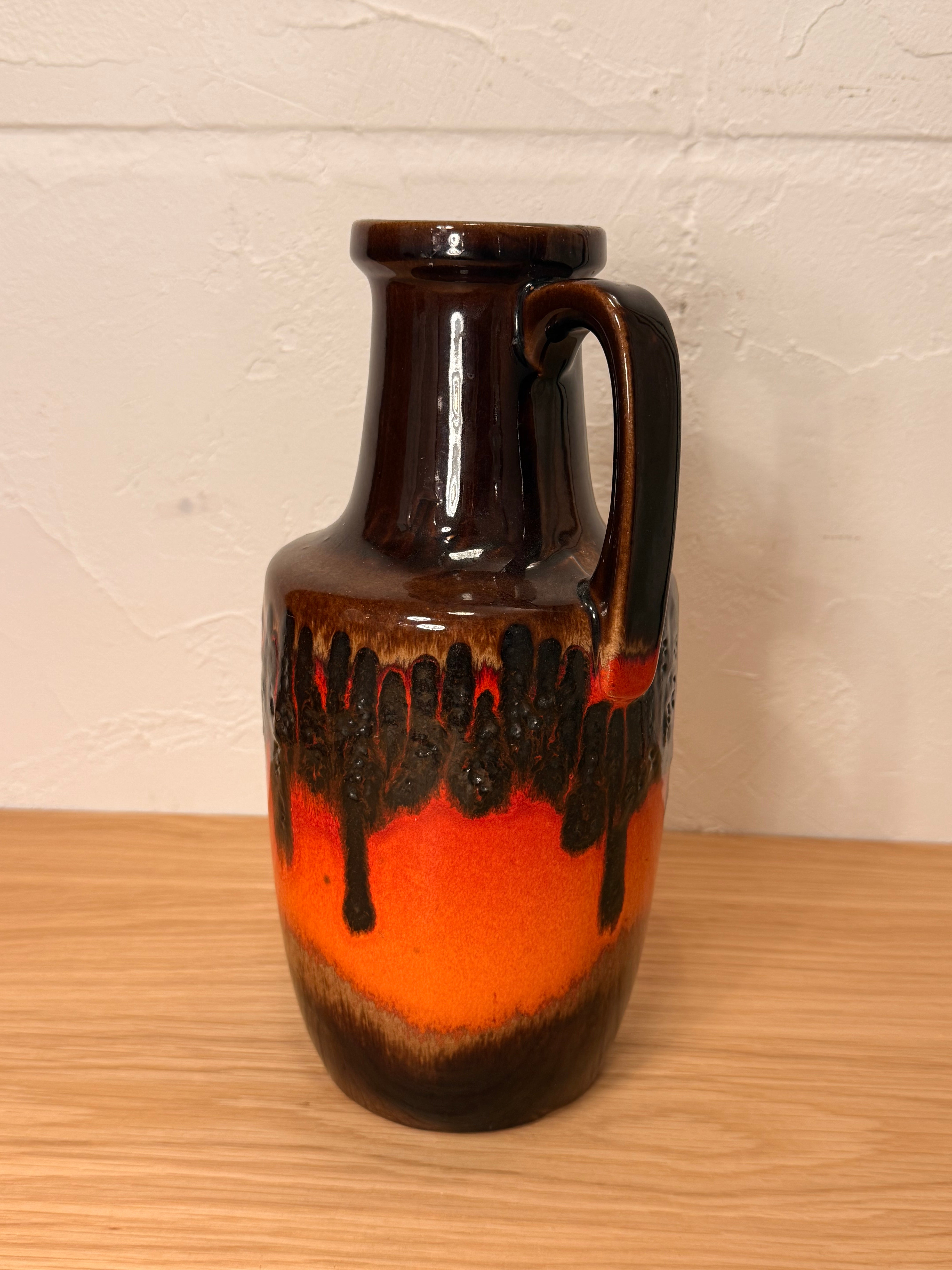 Scheurich 404/26 - Fat Lava - セラミック フラワーベース - 1960's-1970's , West Germany - cerote antiques