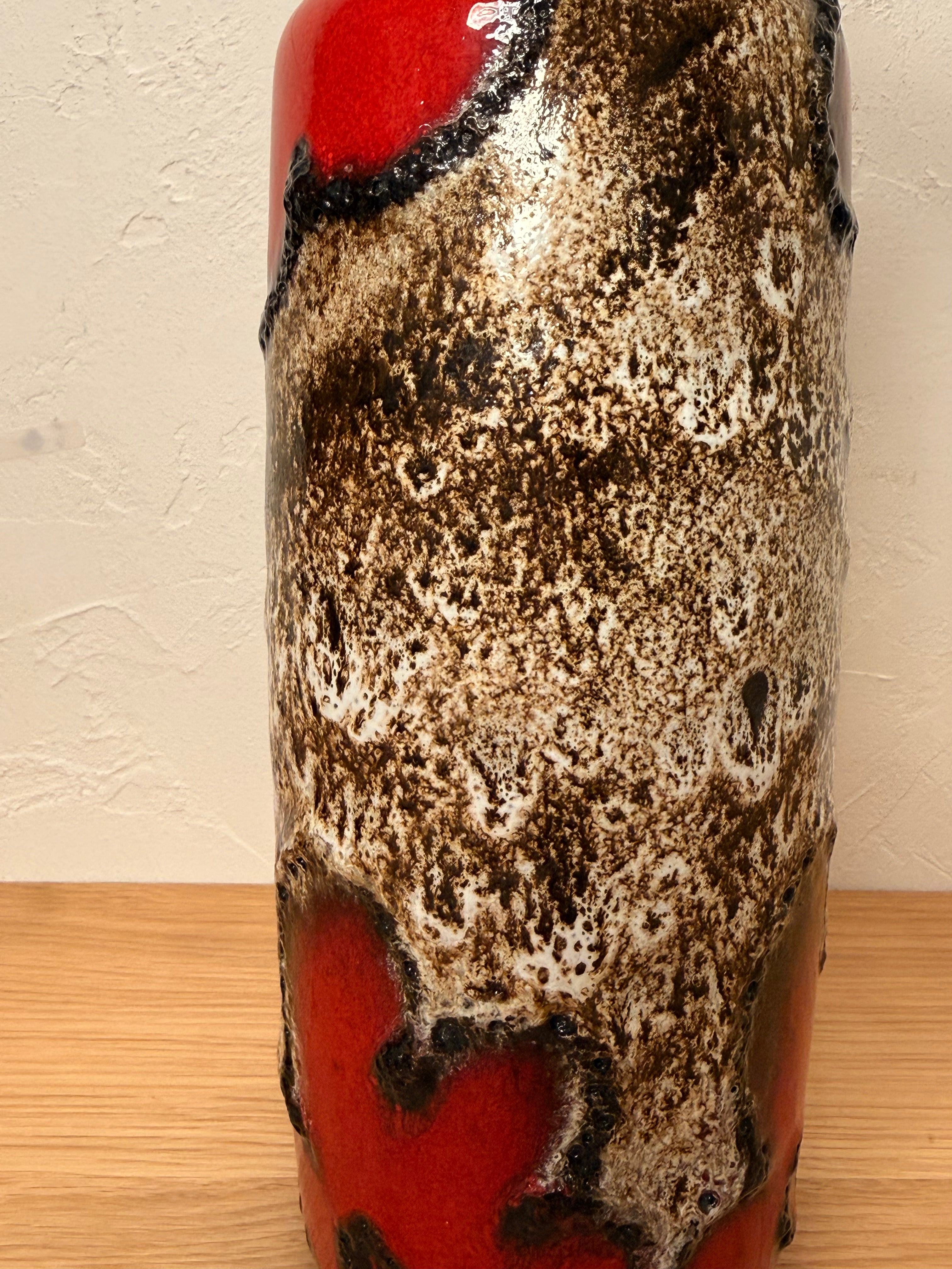 Scheurich 200/28 - Fat Lava - セラミック フラワーベース - 1960's-1970's , West Germany - cerote antiques