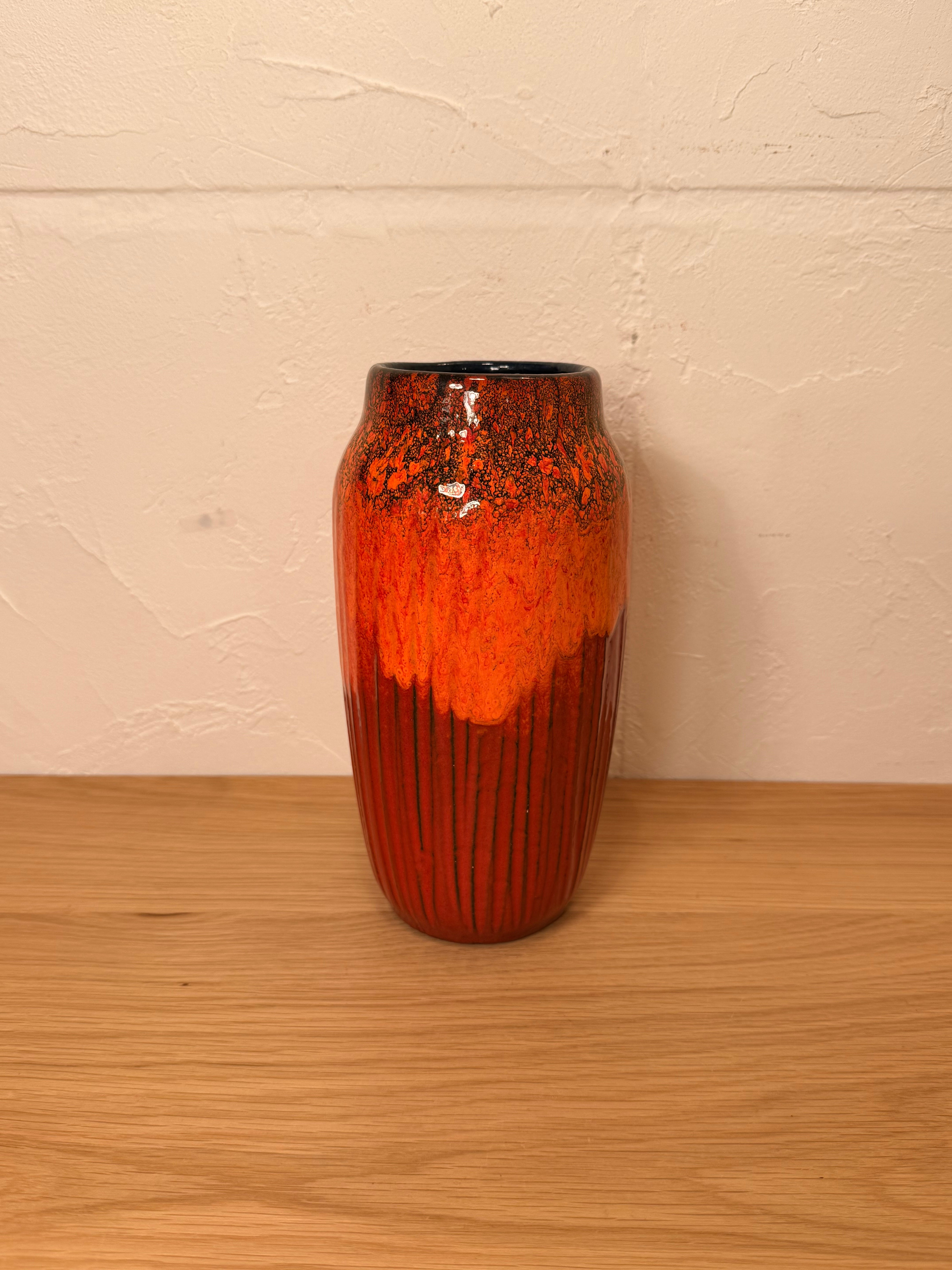Fat Lava - セラミック フラワーベース - 1960's-1970's , West Germany - cerote antiques