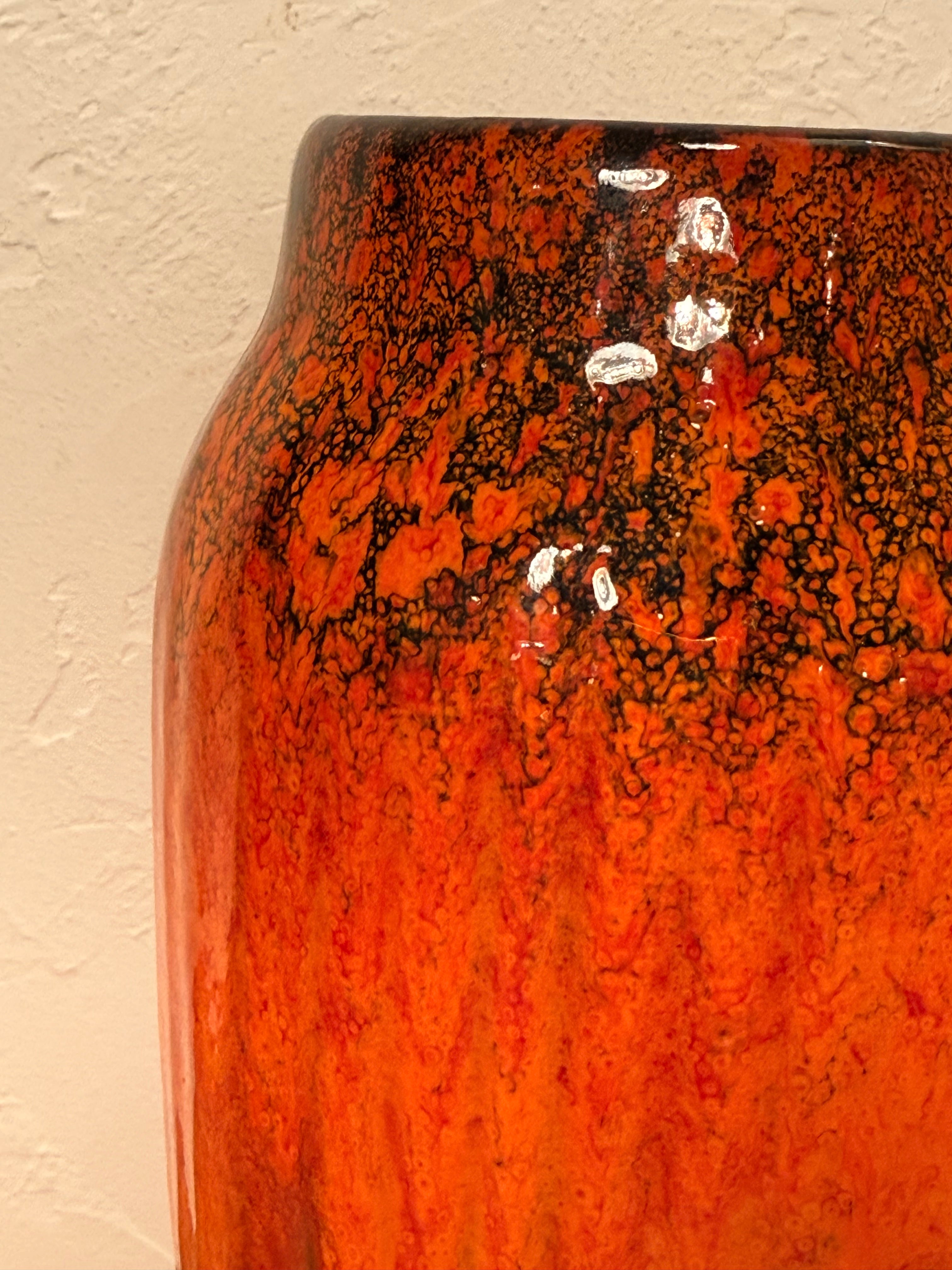 Fat Lava - セラミック フラワーベース - 1960's-1970's , West Germany - cerote antiques