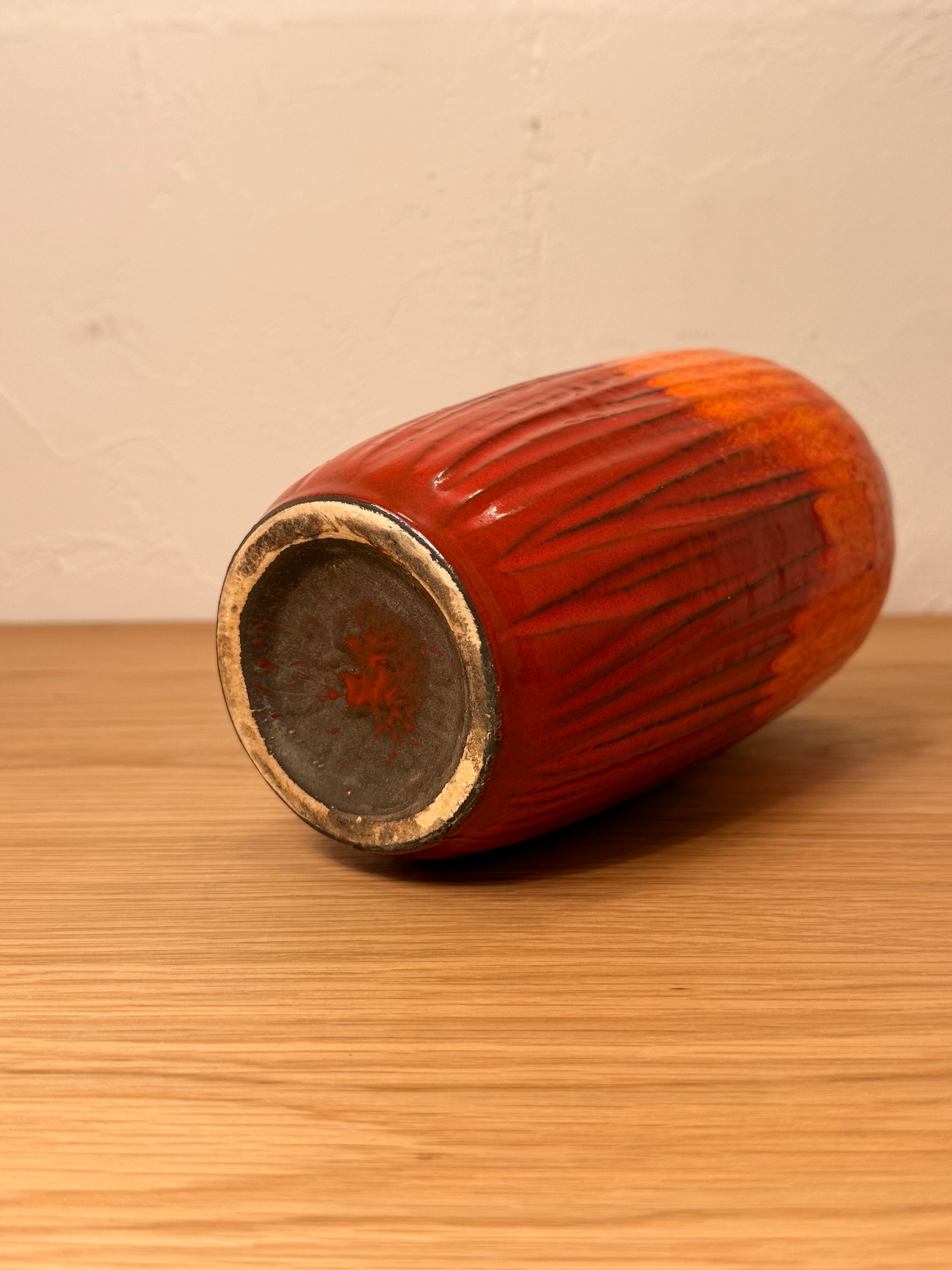 Fat Lava - セラミック フラワーベース - 1960's-1970's , West Germany - cerote antiques