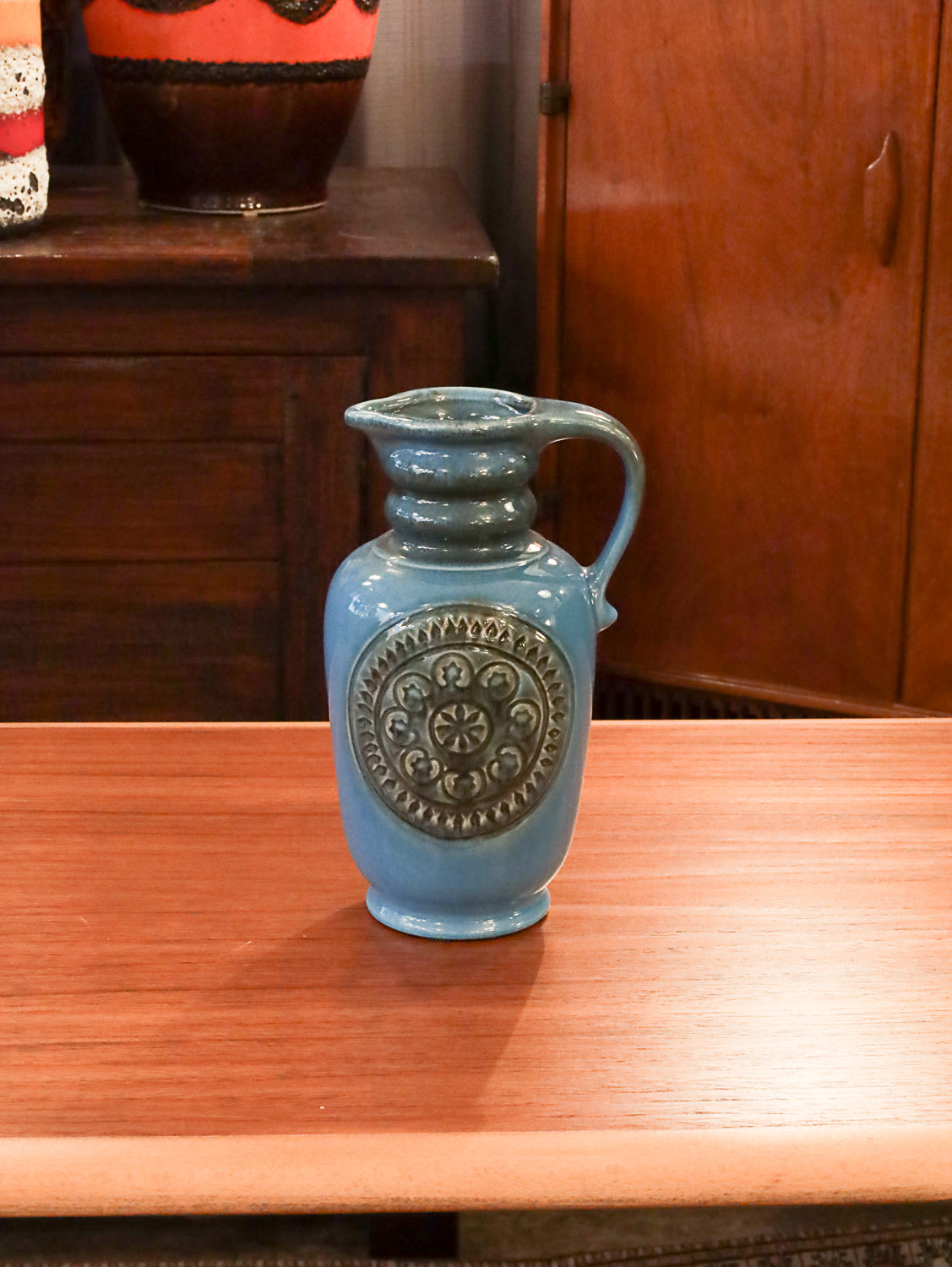 Jasba 1708/25 - Fat Lava - セラミックフラワーベース - 1960's-1970's West Germany - cerote antiques