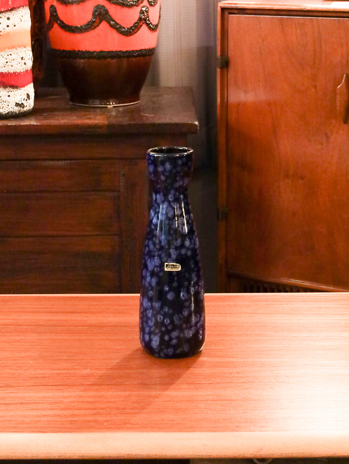 Scheurich 520/28 - Fat Lava - セラミックフラワーベース - 1960's-1970's West Germany - cerote antiques