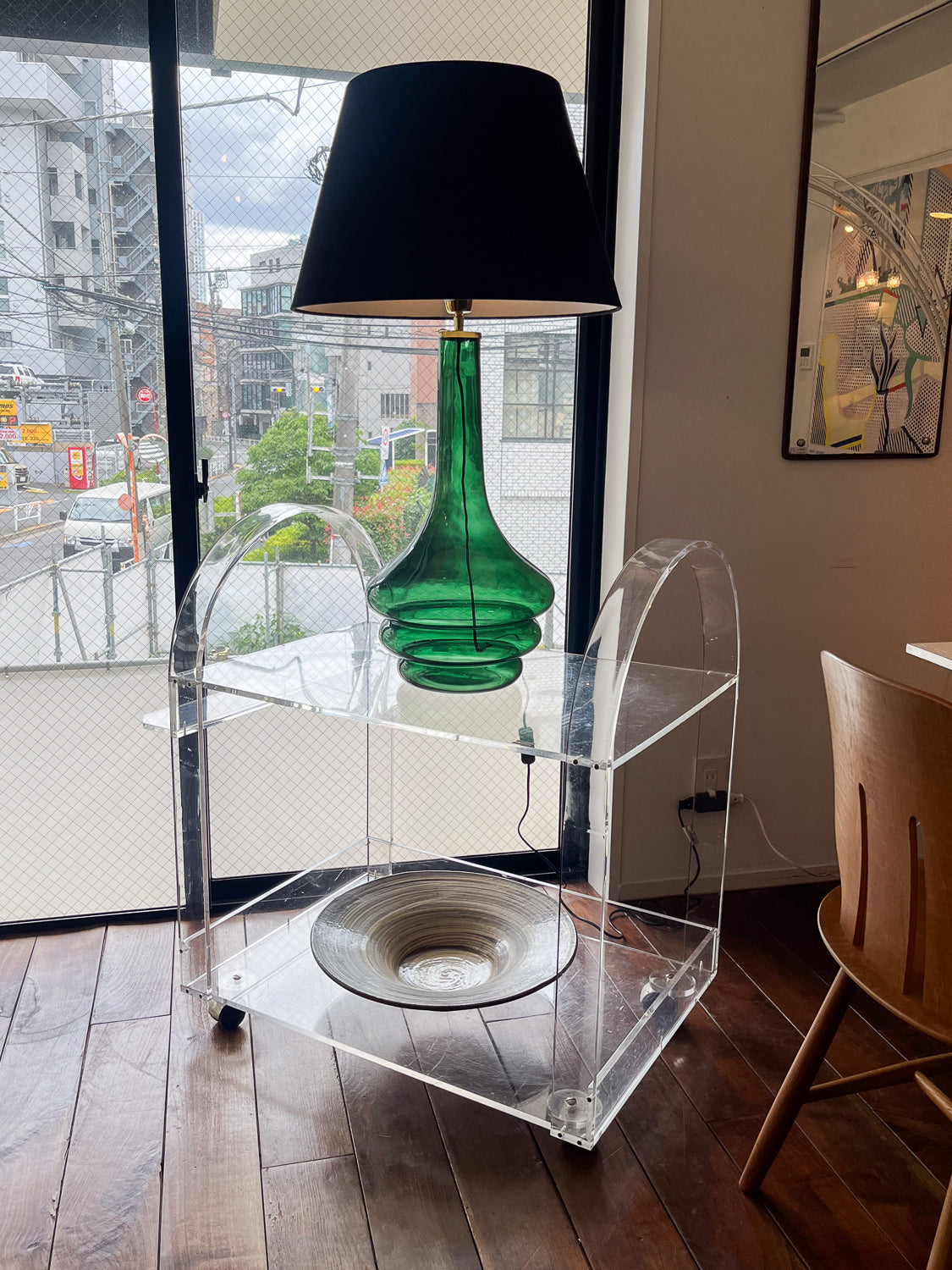 アクリルサービスワゴン - cerote antiques