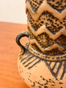 Fat Lava <br>セラミック フラワーベース<br> West Germany <br>cerote antiques