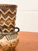 Fat Lava <br>セラミック フラワーベース<br> West Germany <br>cerote antiques