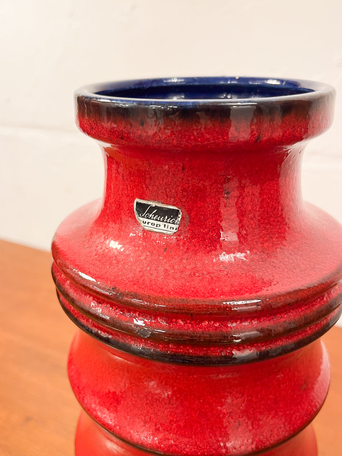 Scheurich - セラミック フラワーベース - West Germany - cerote antiques