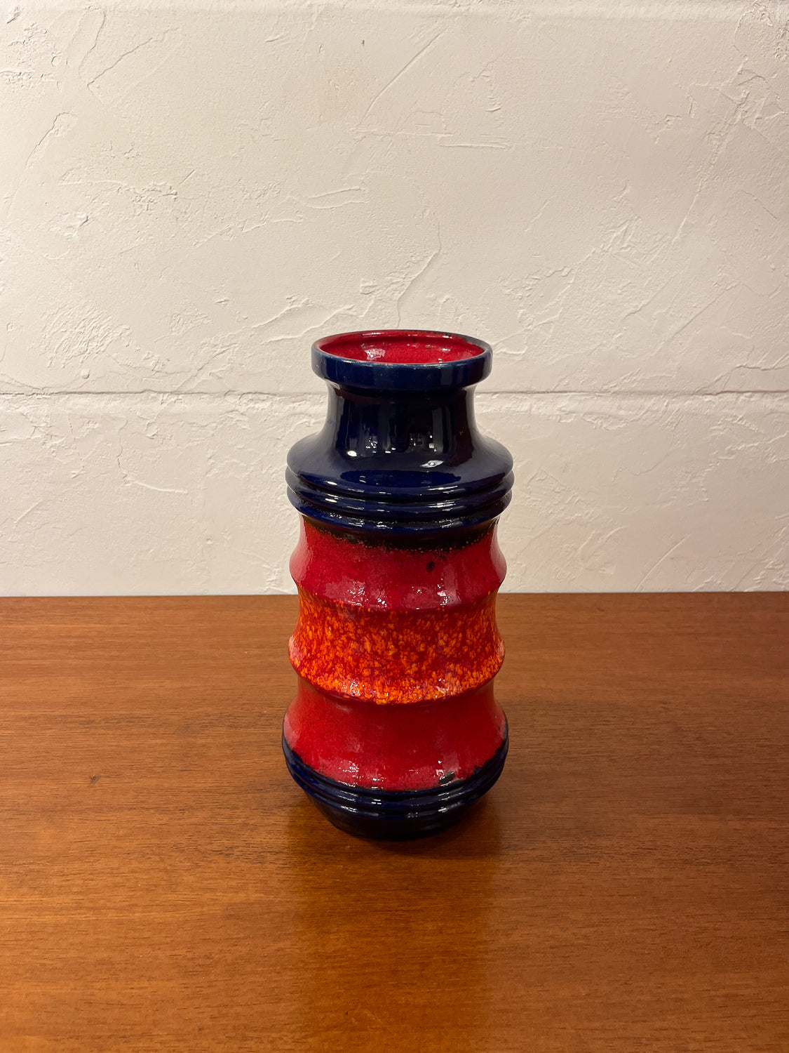 Scheurich - Fat Lava - セラミック フラワーベース - West Germany - cerote antiques