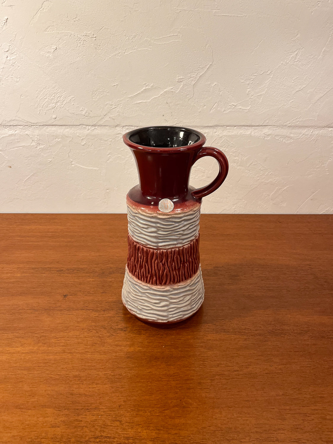 Üebelacker Keramik 1758/25 - Fat Lava - セラミック フラワーベース - West Germany - cerote antiques