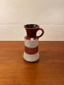 Üebelacker Keramik 1758/25 <br>Fat Lava <br>セラミック フラワーベース <br>West Germany <br>cerote antiques