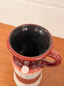 Üebelacker Keramik 1758/25 <br>Fat Lava <br>セラミック フラワーベース <br>West Germany <br>cerote antiques