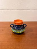 Fat Lava <br>セラミック キャンドルホルダー <br>West Germany <br>cerote antiques