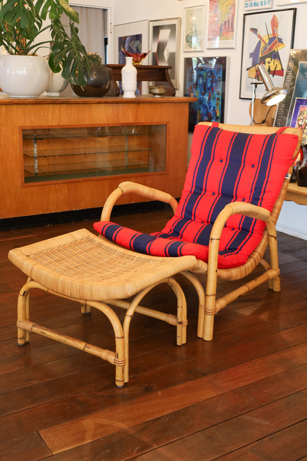 Arco - ラウンジチェア&オットマン - 1960's-70's Germany -  cerote antiques