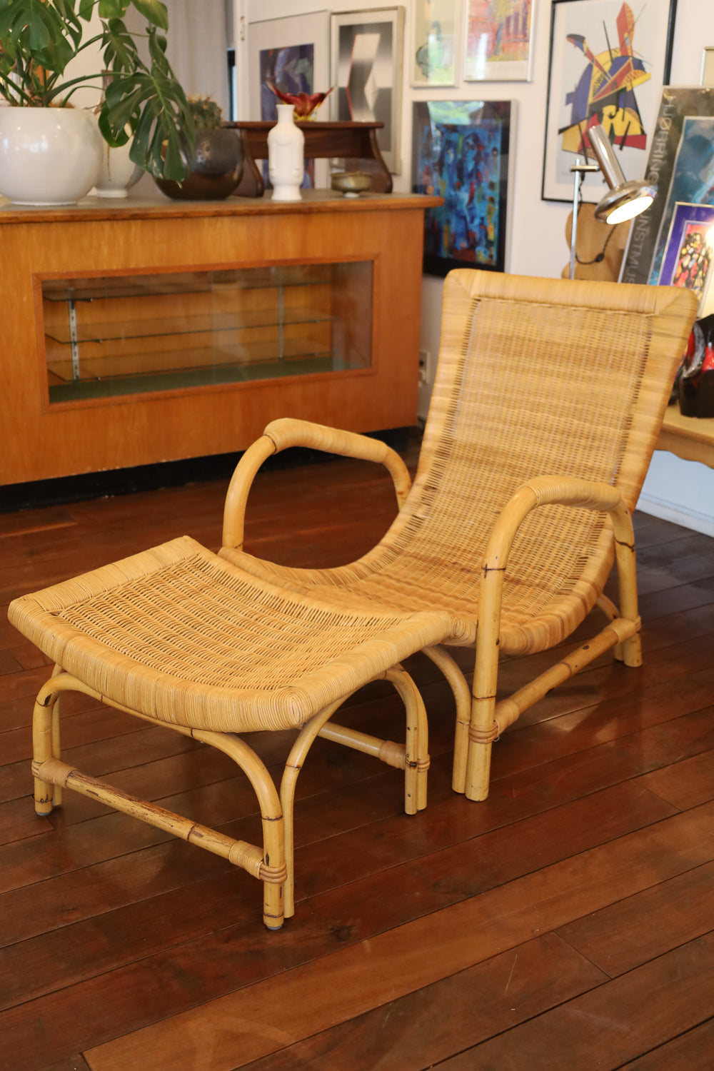 Arco - ラウンジチェア&オットマン - 1960's-70's Germany -  cerote antiques