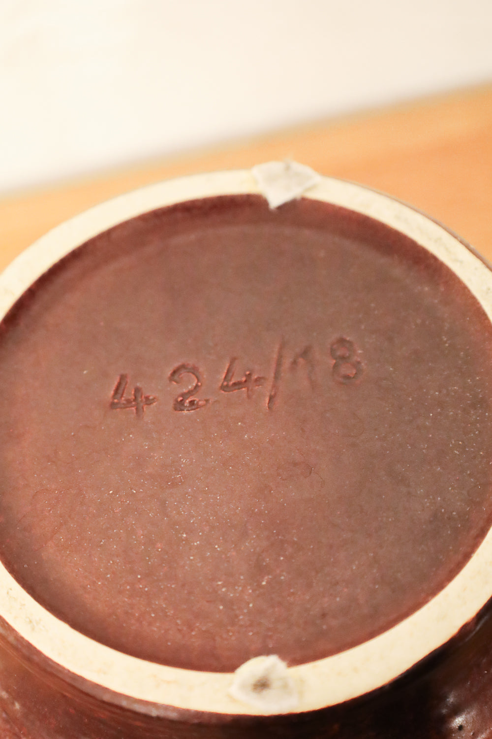 424/18 - West Germany - Fat Lava - セラミックフラワーベース - cerote antiques