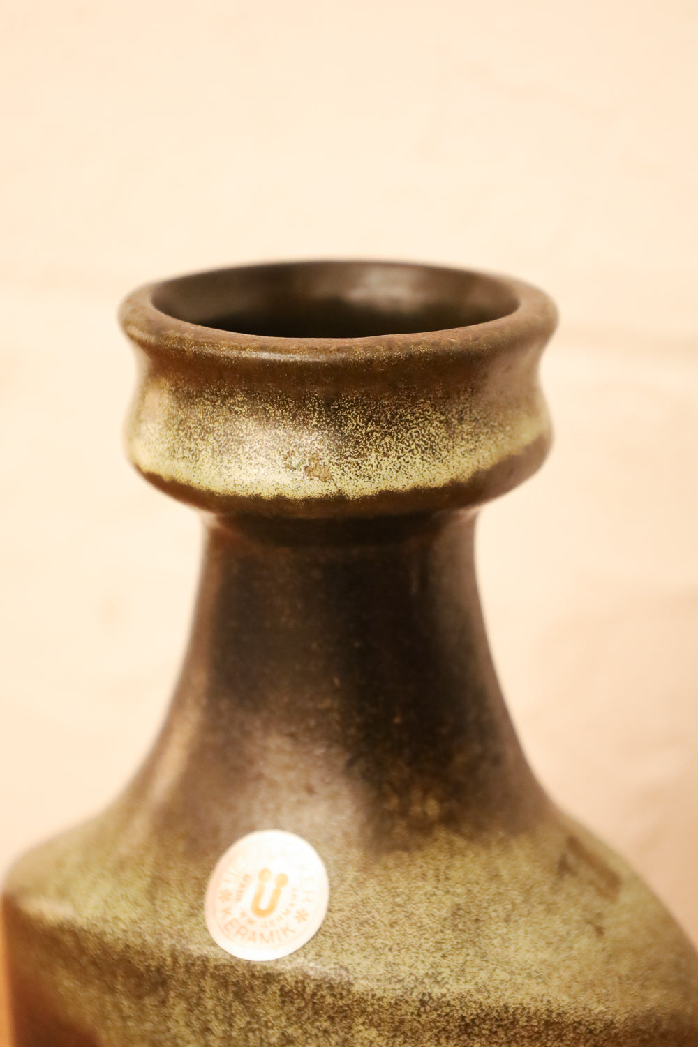 Üebelacker Keramik 547/20 - Fat Lava - セラミック フラワーベース - West Germany - cerote antiques
